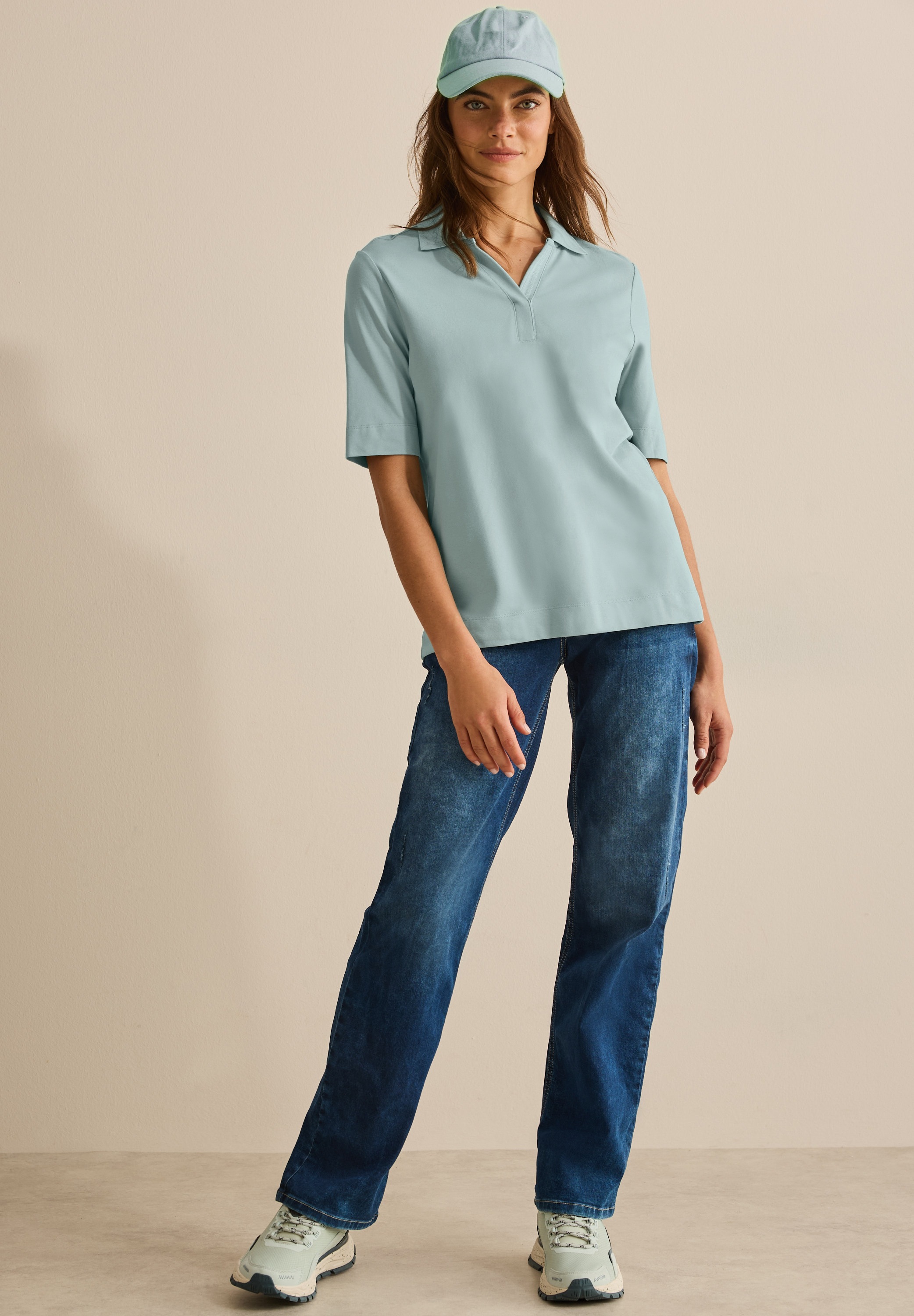 Cecil Poloshirt, im soften Baumwoll-Mix