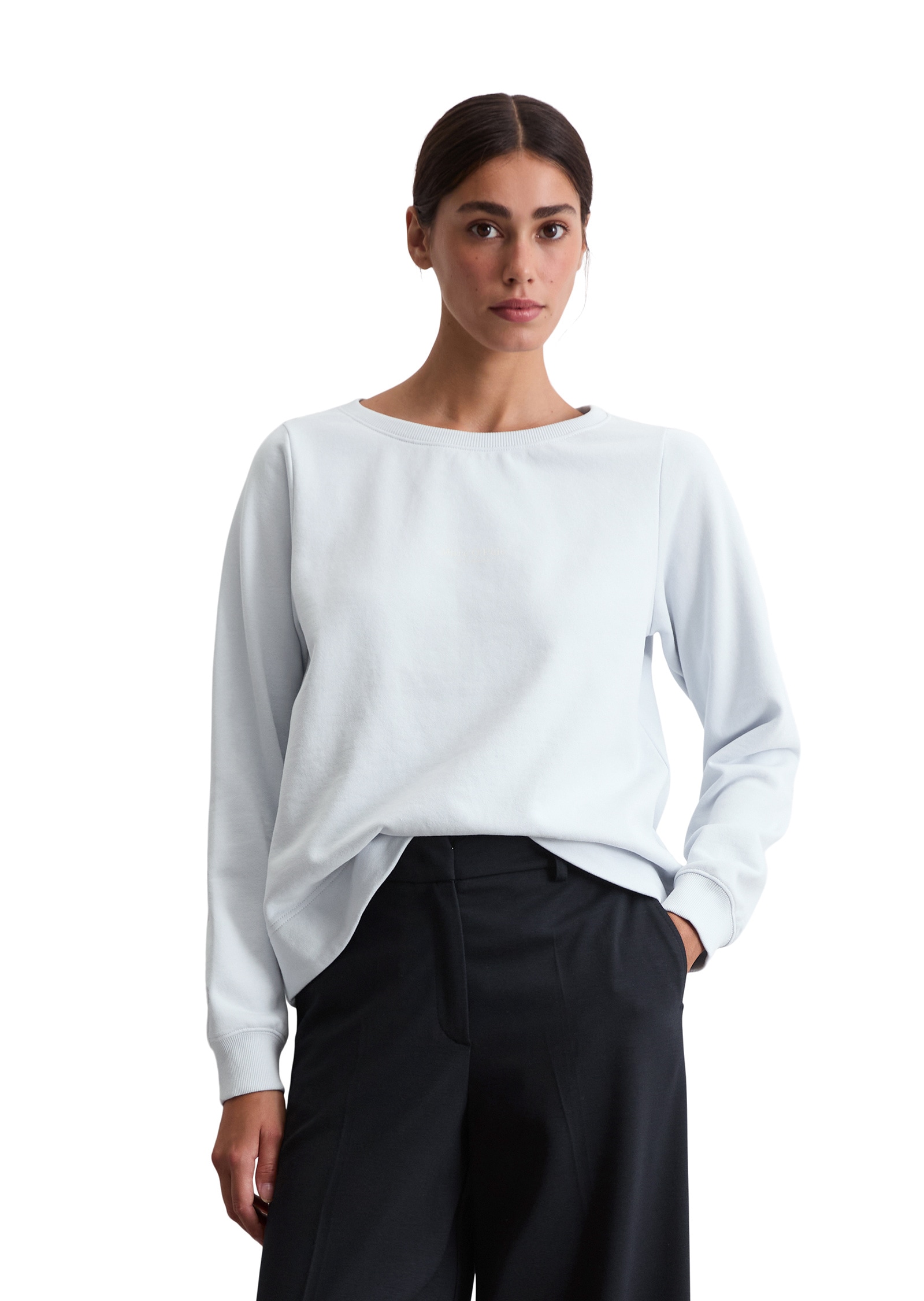 Marc OPolo Sweatshirt "mit gepeachter Oberfläche" günstig online kaufen