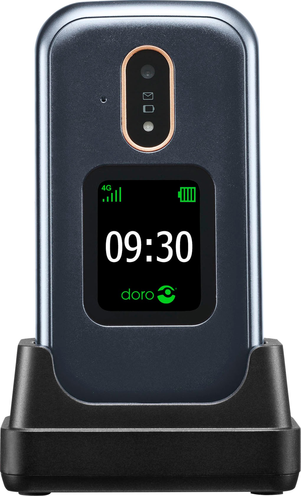 Doro Smartphone »7080«, dunkelgrau, 7,11 cm/2,8 Zoll, 4 GB Speicherplatz, 5  MP Kamera | BAUR