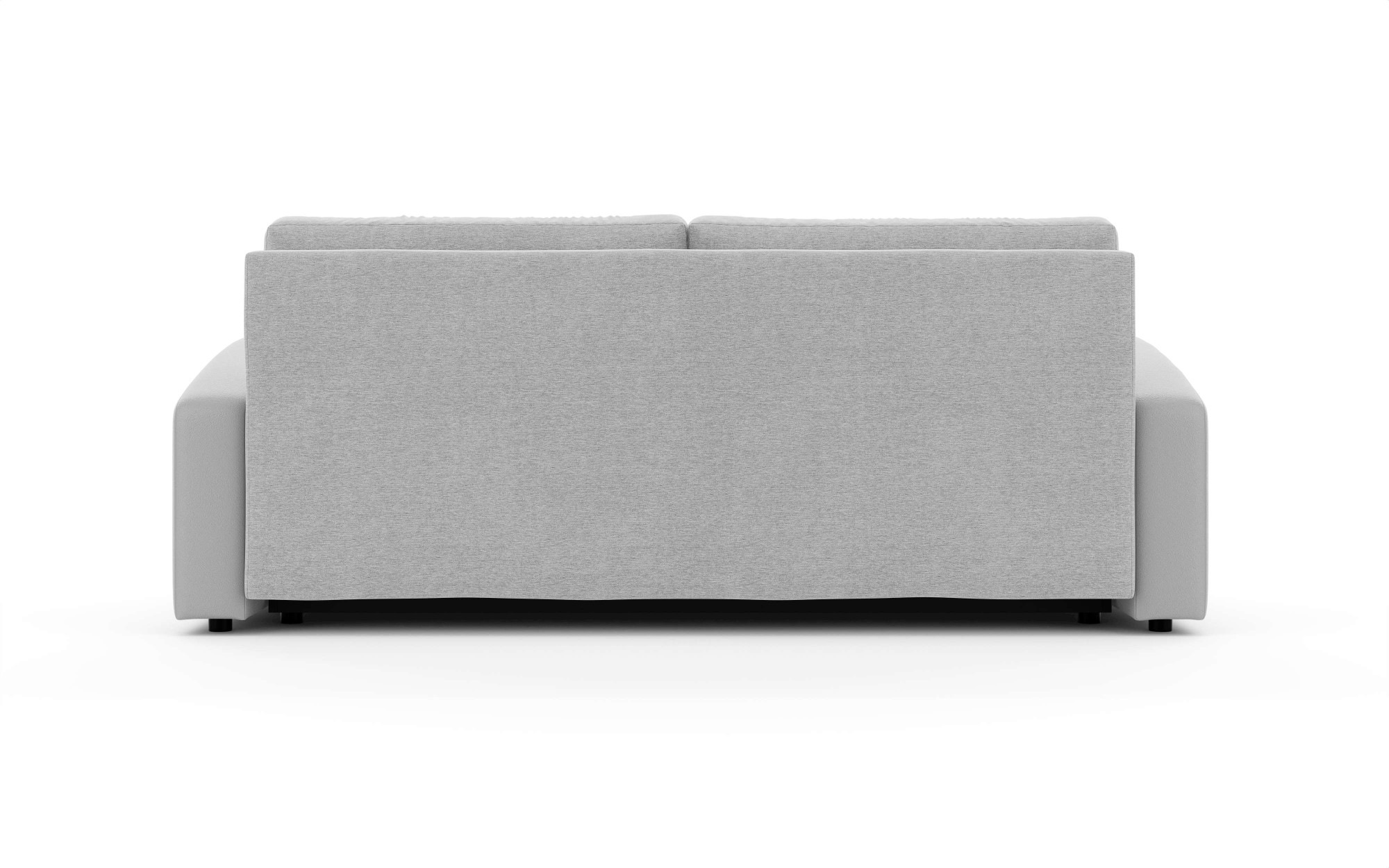 INOSIGN 3-Sitzer »JIGGS wahlweise Schlafsofa mit Bettkasten, Maße B/H/T: 228/96/110 cm«, Sofa mit Wellenunterfederung, enthält 2 Rückenkissen und 2 Zierkissen