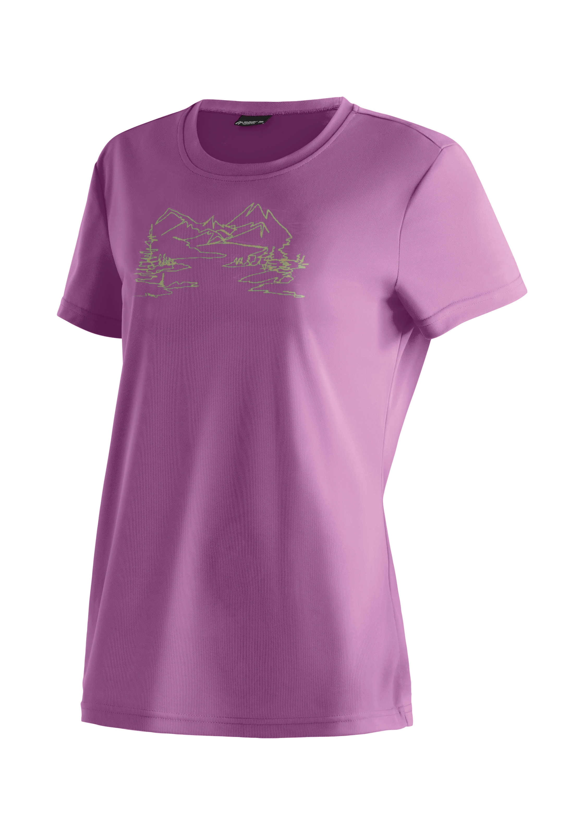 Maier Sports T-Shirt "Wilma Print" Damen Funktionsshirt, Freizeitshirt mit günstig online kaufen