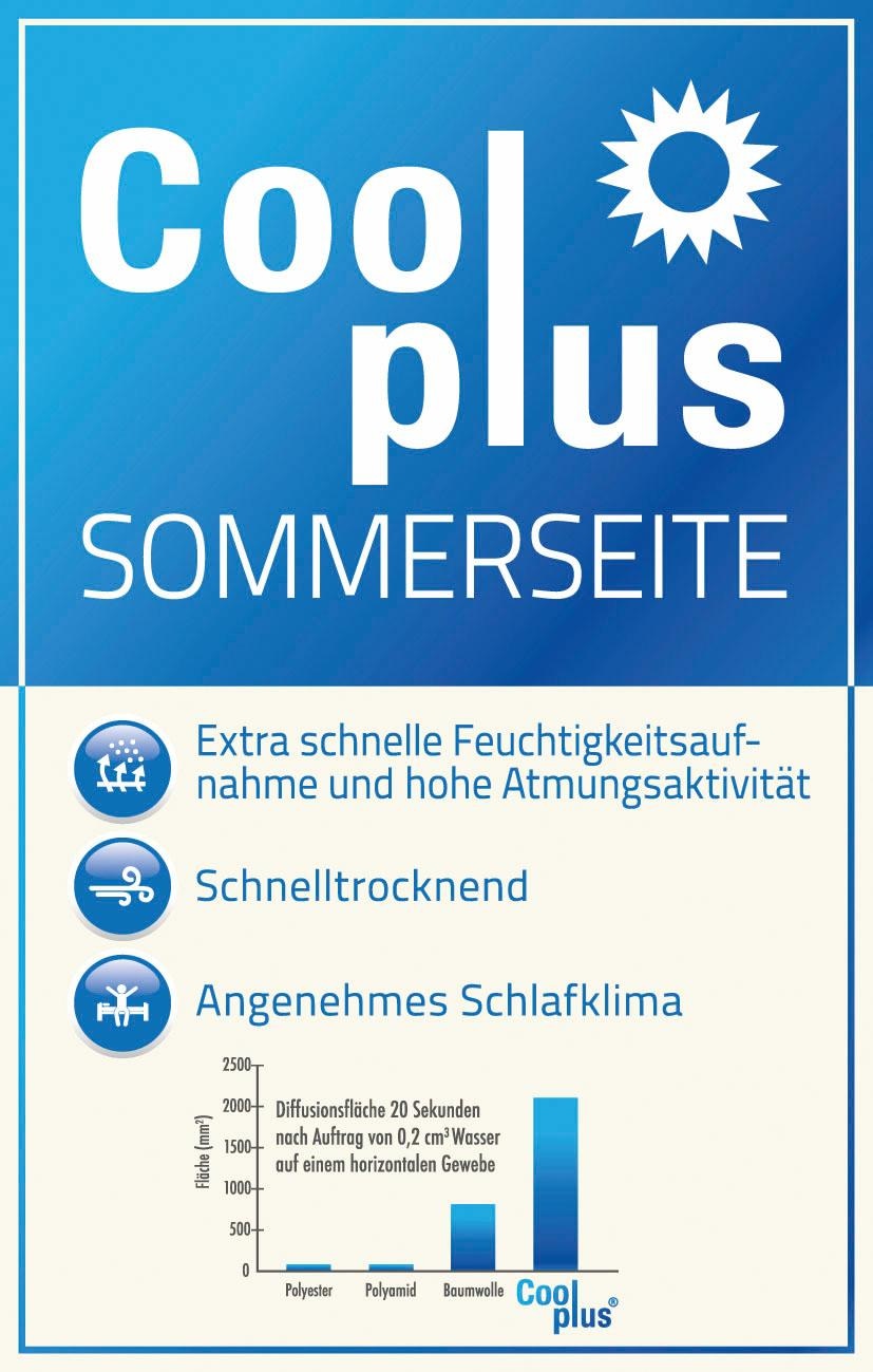 St.), 2 Füllqualitäten »Mabona«, Top-Cool, BAUR Bezug | Schlafkomfort (Sommer-/Winterseite) warm, Mit kaufen f.a.n. Microfaserbettdecke (1