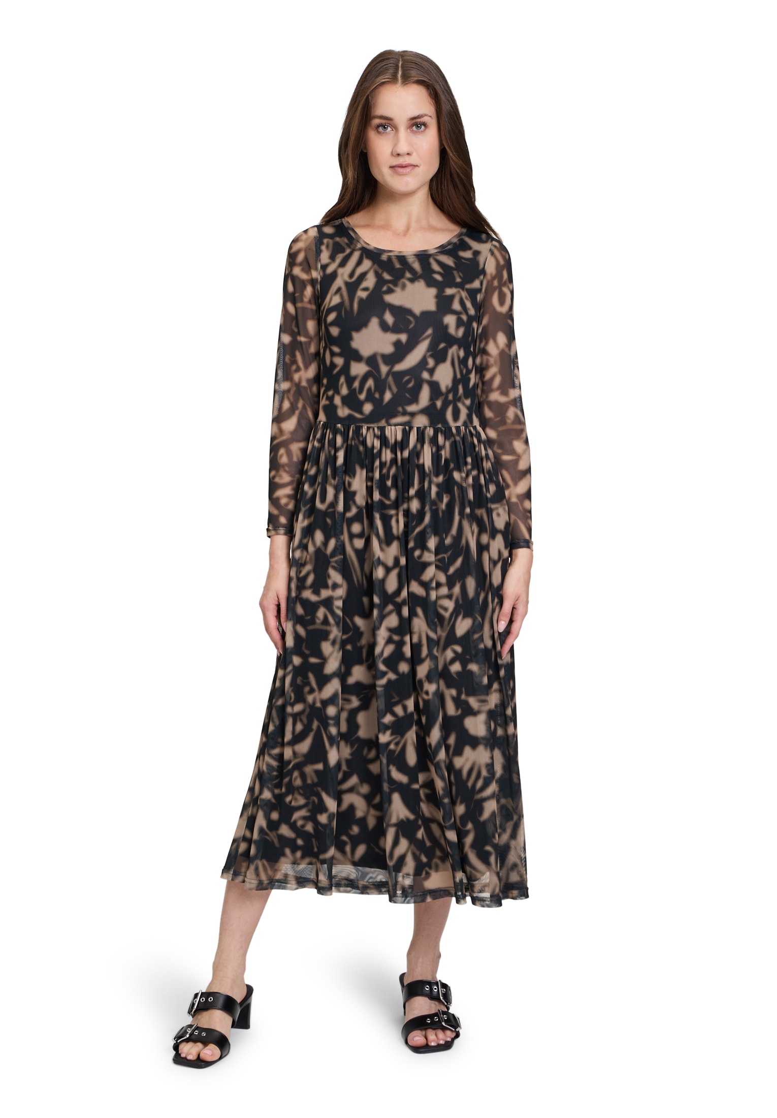Vera Mont Maxikleid "Vera Mont Damen Maxikleid mit Blumenprint", Material günstig online kaufen