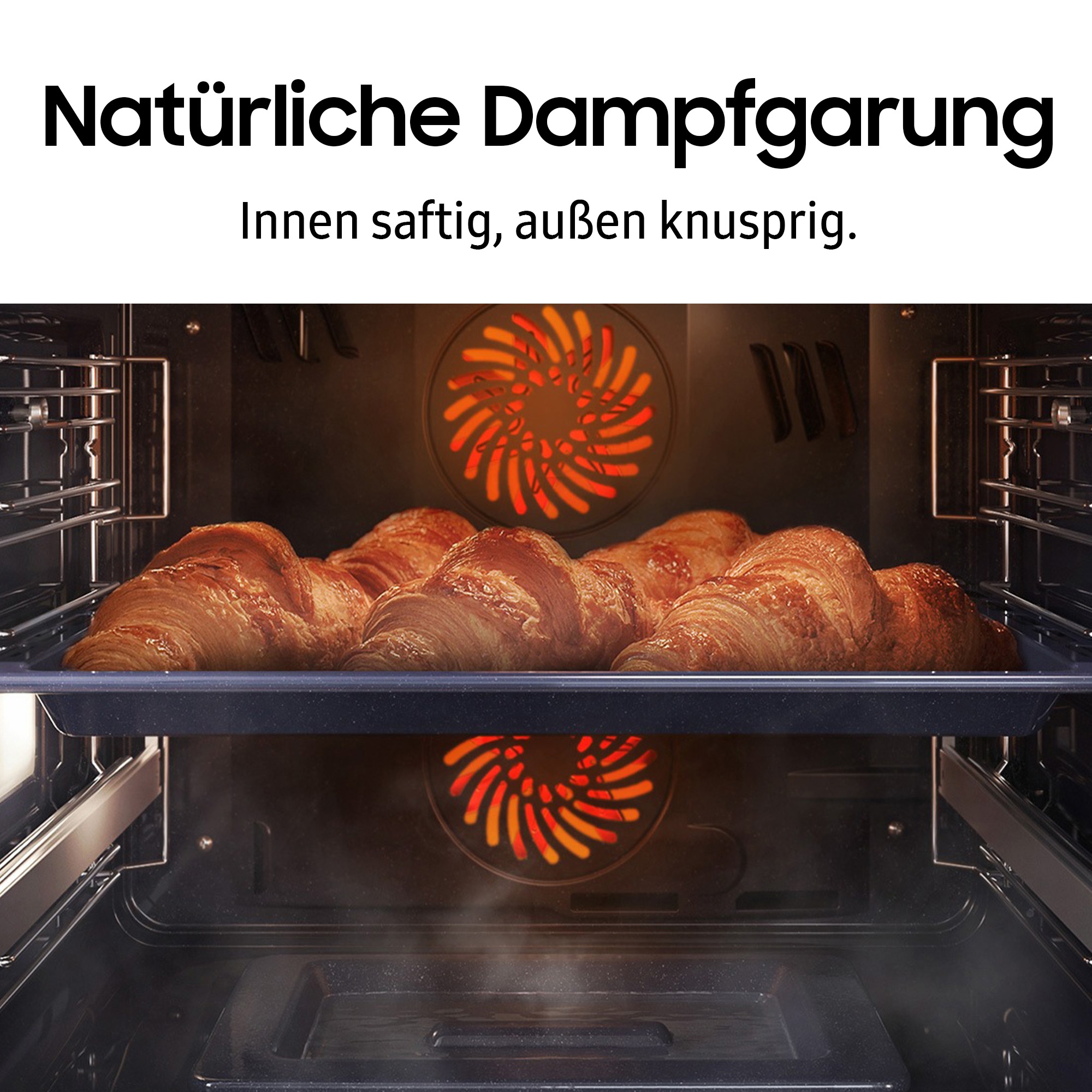 Samsung Einbaubackofen »NV7B4550VAS/U1« mit Pyrolyse-Selbstreinigung Dual Cook Flex