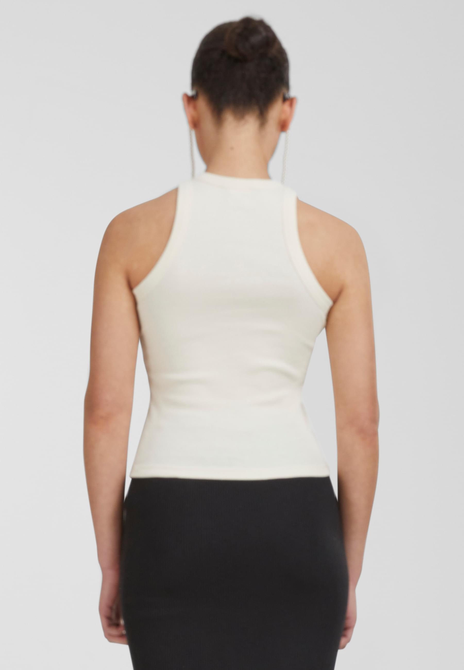 URBAN CLASSICS Muskelshirt »Urban Classics Damen Ladies Racer Back Rib Top«, (1 tlg.)