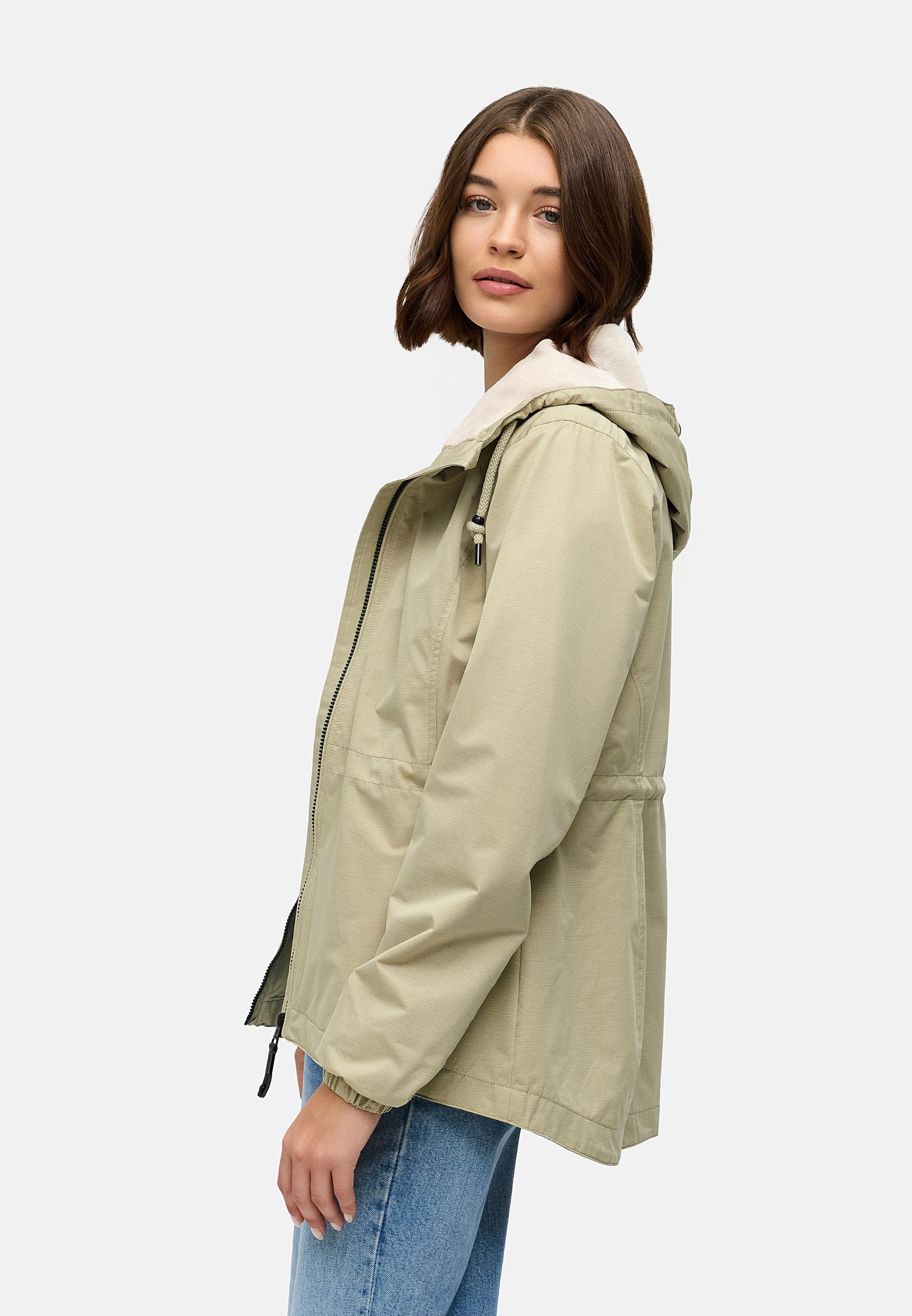 Ragwear Outdoorjacke »Dankka Tech« mit Kapuze Stylische Damen Übergangsjacke aus wasserdichtem Material