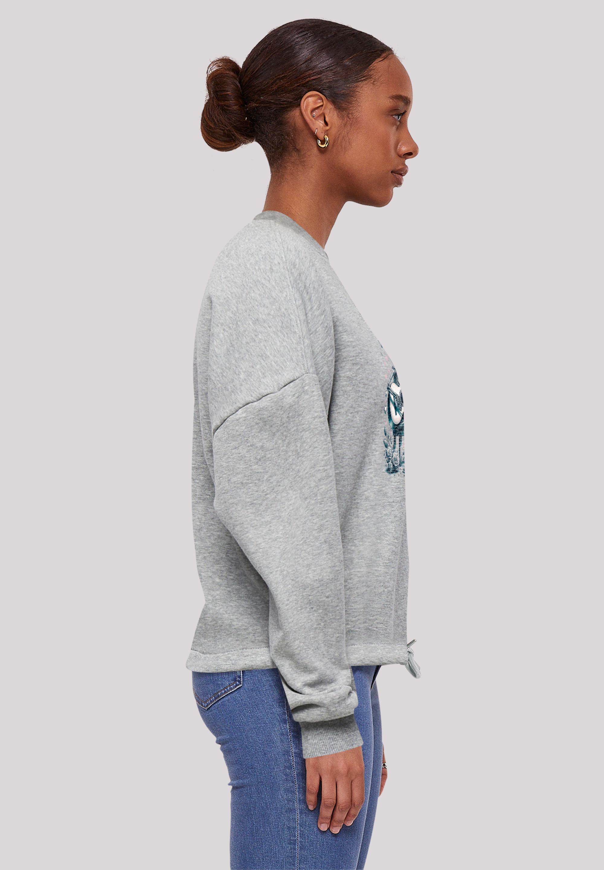 F4NT4STIC Sweatshirt »Skelett spielt Gitarre, Musik, Liebe«, Premium Qualität
