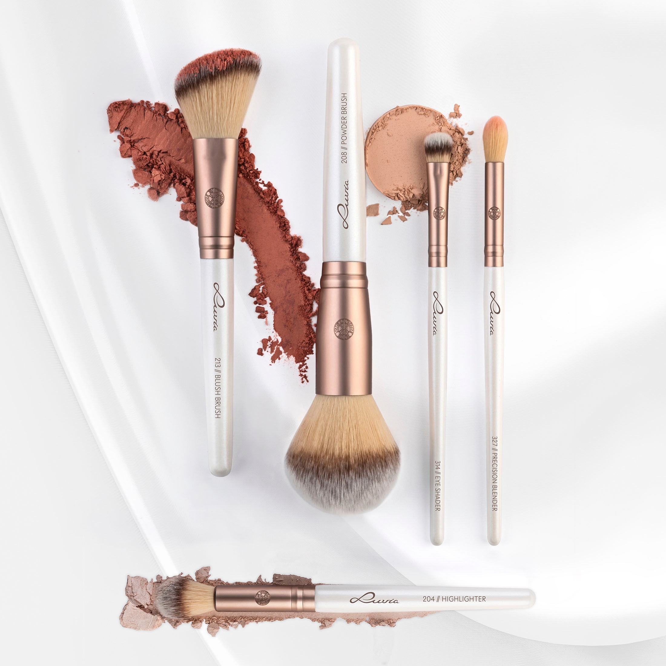 Luvia Cosmetics Kosmetikpinsel-Set »Daily | tlg.) 5 kaufen Essentials«, (Set, BAUR