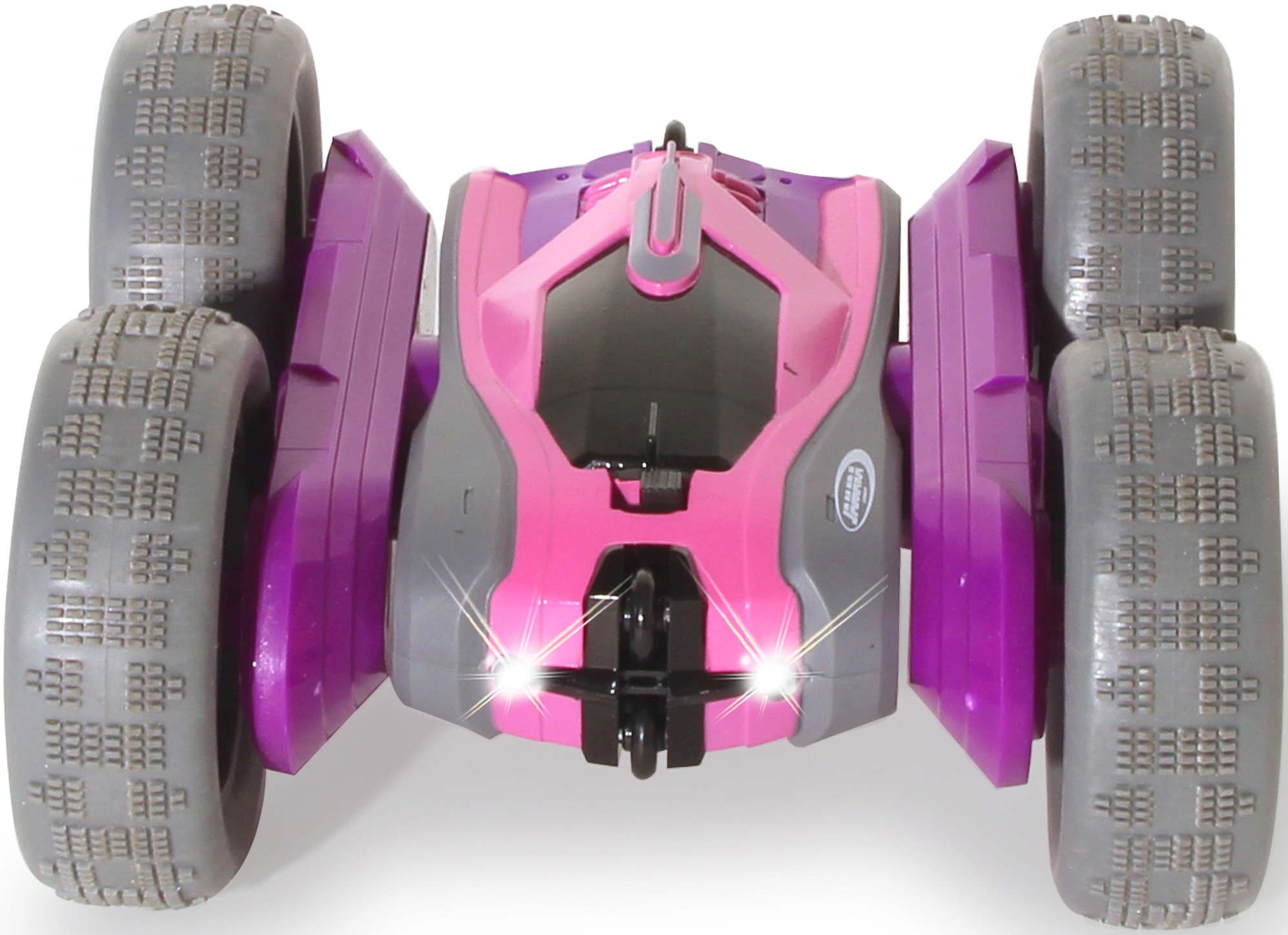 Jamara RC-Auto »SpinX Stuntcar 2,4GHz, lila-rosa«, mit zuschaltbarem LED-Licht