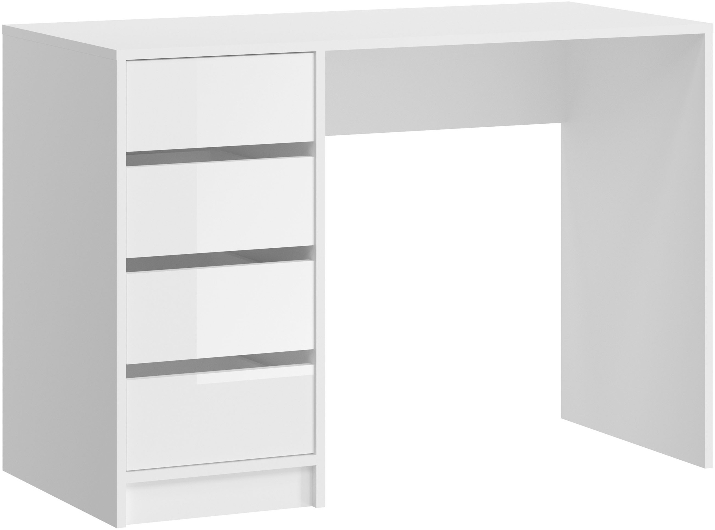 INOSIGN Schreibtisch "Pisa, Breite 110 cm, 4 Schubkästen, hochglanz Schubka günstig online kaufen