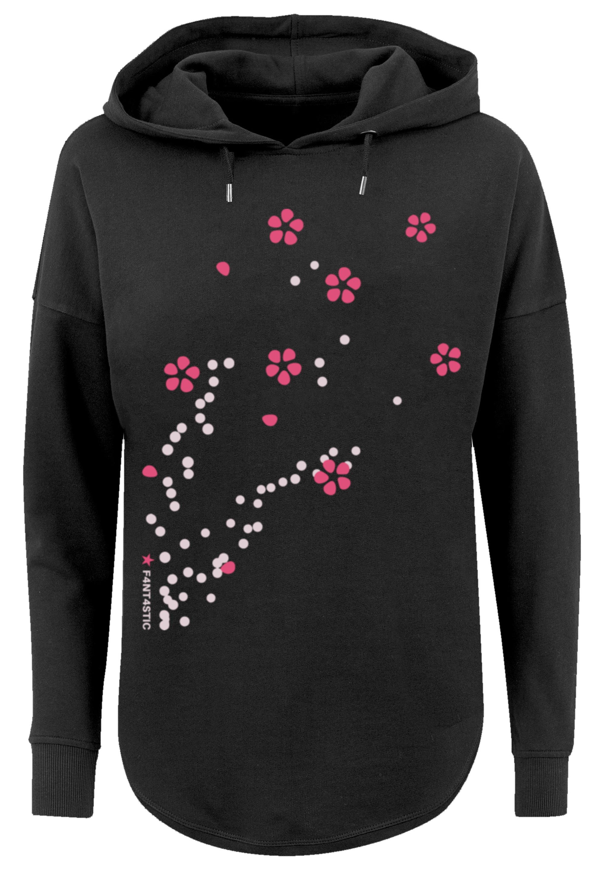 F4NT4STIC Kapuzenpullover Blumen Ranke Print günstig online kaufen