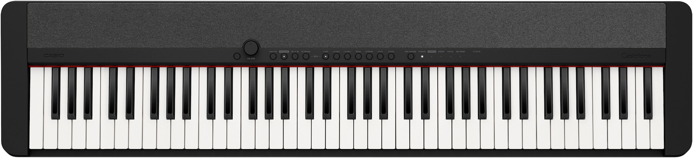 CASIO Home-Keyboard »CT-S1-76 schwarz«, inkluisve Pedal und Stativ