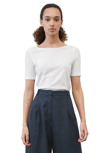 Marc OPolo "T-shirt, short-sleeve, boat-neck" günstig online kaufen