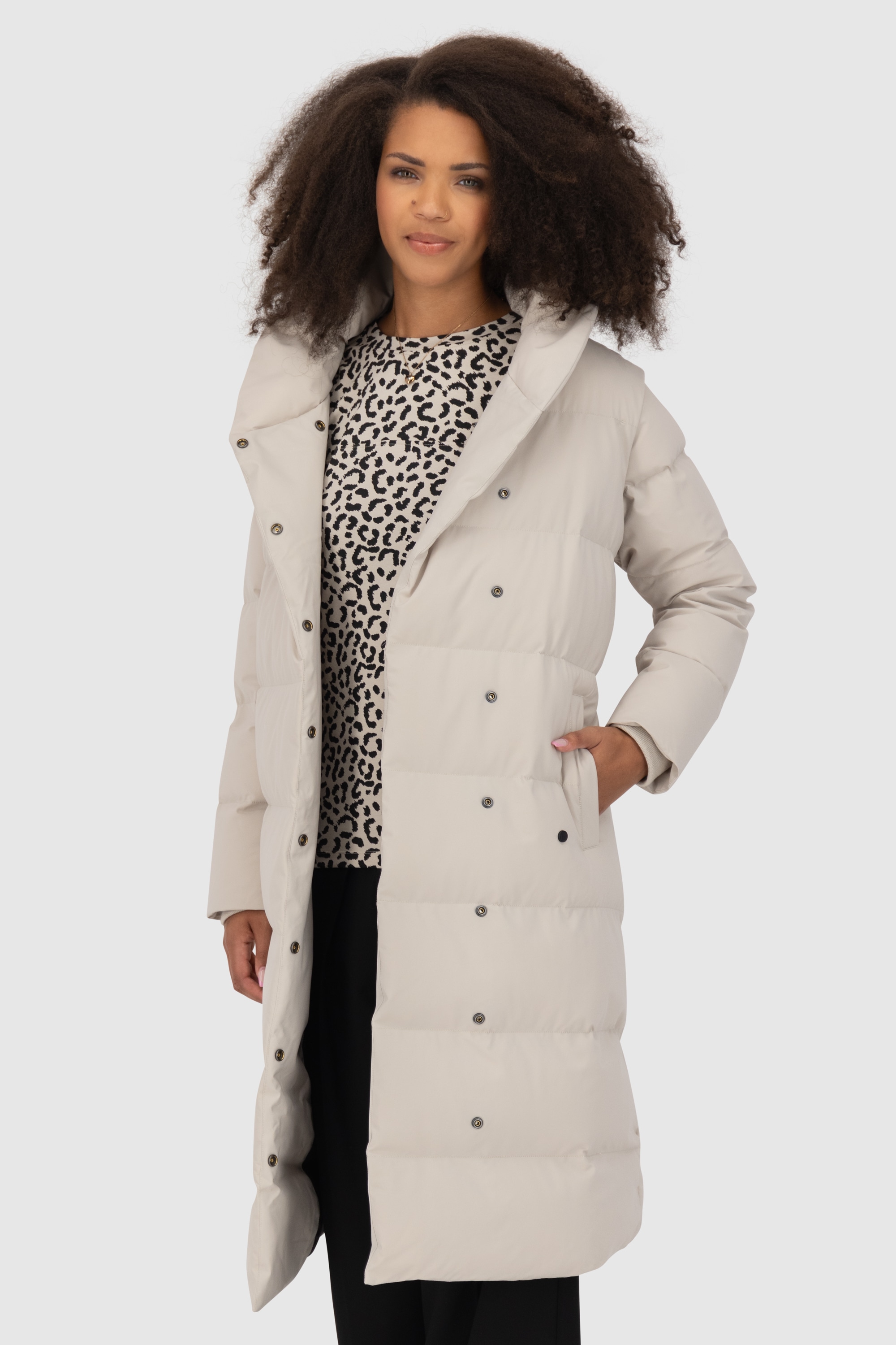 Alife & Kickin Steppjacke »Damen FleurAK A«, Damenmantel und Steppweste in Einem in schmaler Passform