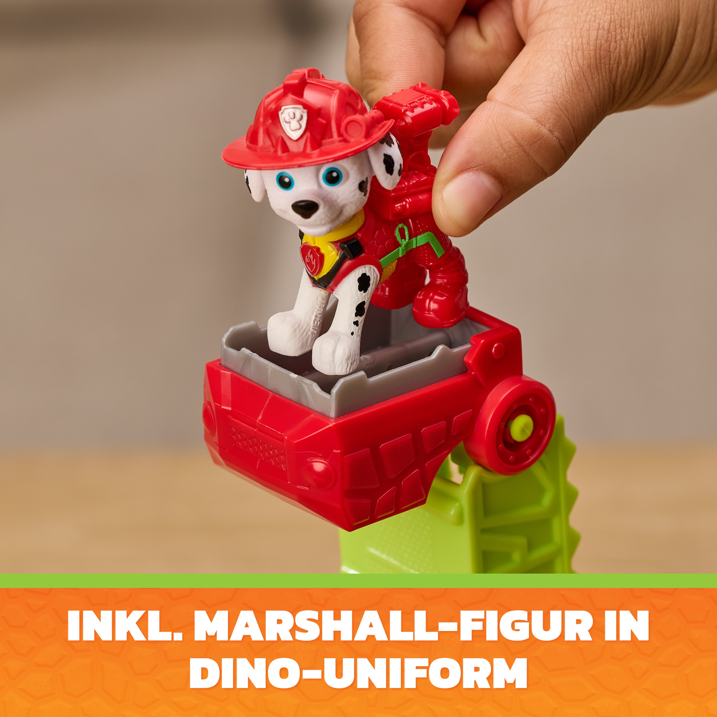 Spin Master Spielzeug-Auto »PAW Patrol: Der Dino Film, Marshalls Dino-Rettungs-Feuerwehrauto«