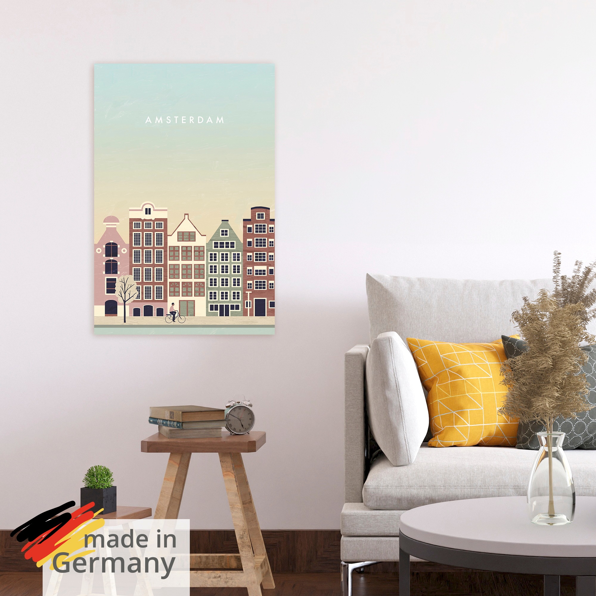 Artland Wandbild »Amsterdam« 1 Stk. tlg. als Alubild, Leinwandbild, Poster, Wandaufkleber in verschied. Größen