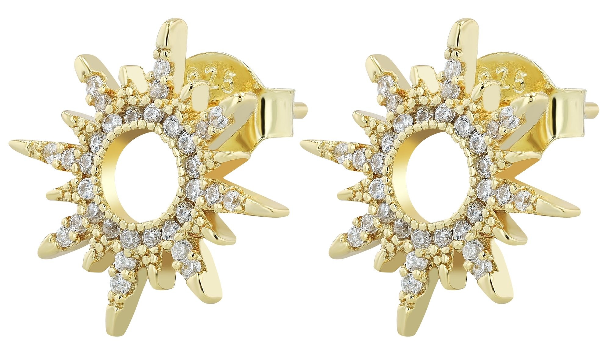 Adelia´s Paar Ohrhänger "Damen Ohrringe – Ohrstecker aus 925 Silber mit Zir günstig online kaufen