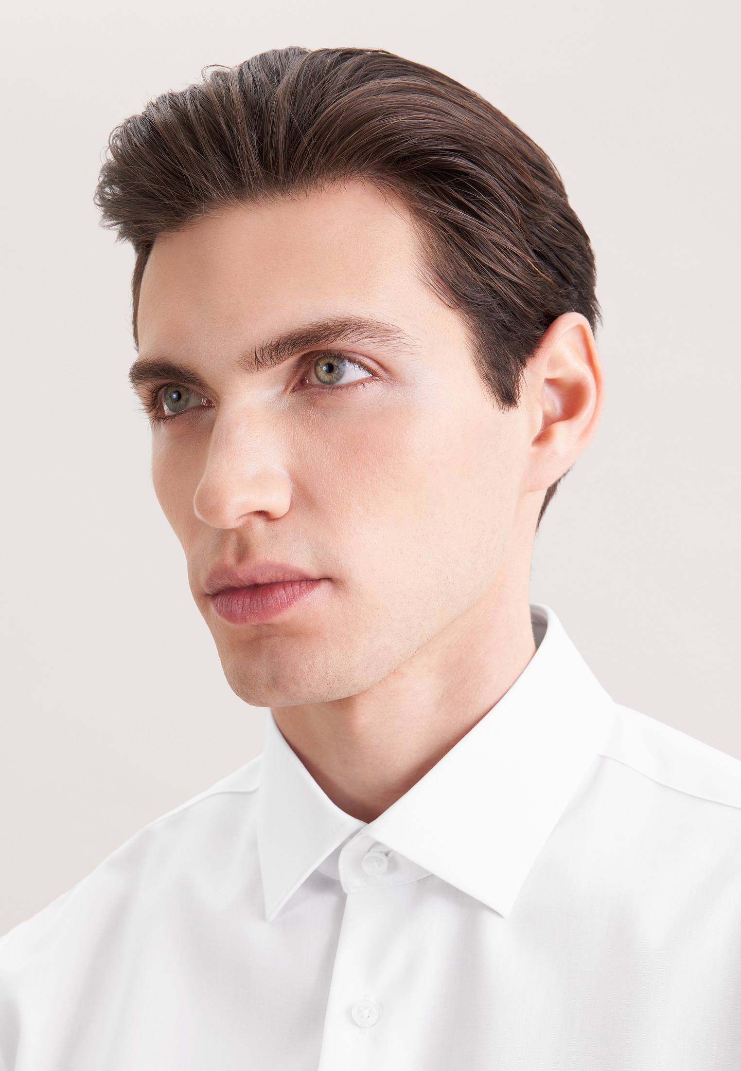 Seidensticker Schwarze Rose Men's Business Shirt White Size S 2