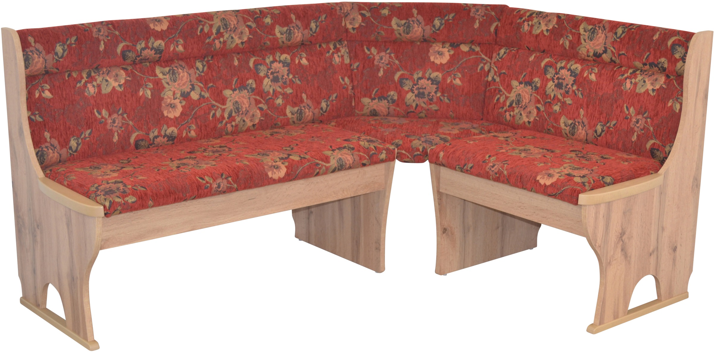 HOFMANN LIVING AND MORE Eckbankgruppe, (Spar-Set, 4 tlg., 4tlg. Set), Eckbank mit Stauraum unter den Sitzflächen