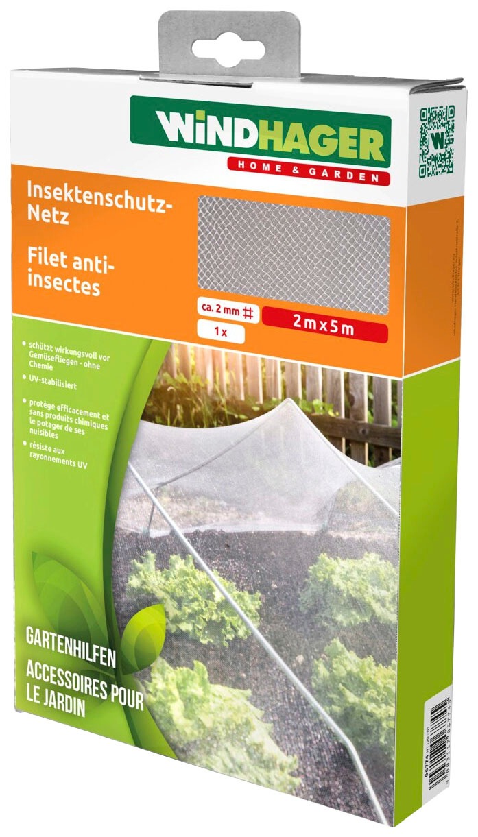 Windhager Schädlingsschutznetz, Insektenschutznetz, LxB: 5x2 m