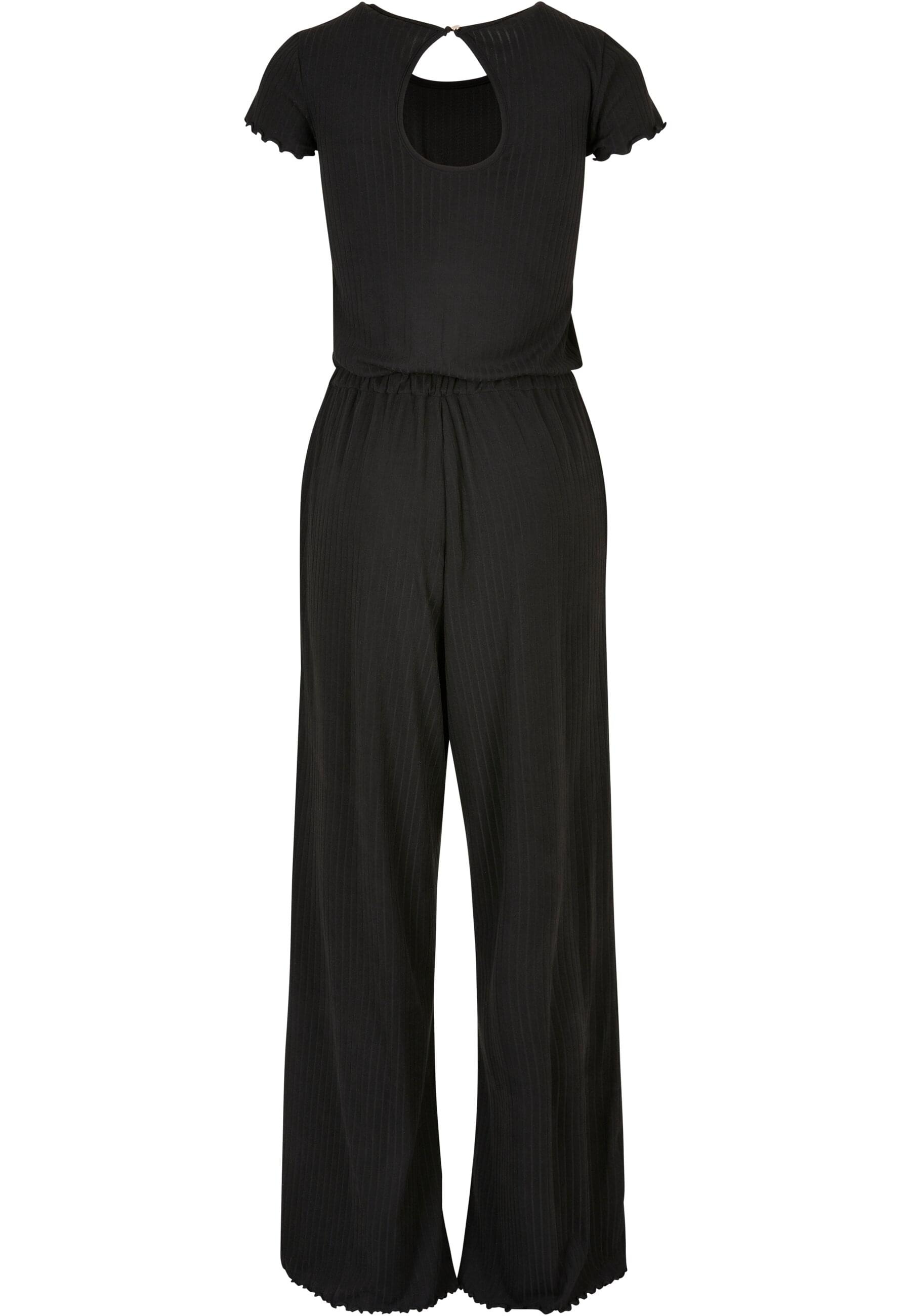 URBAN CLASSICS Jumpsuit "Urban Classics Damen Ladies Rib Wid Leg Jumpsuit" günstig online kaufen
