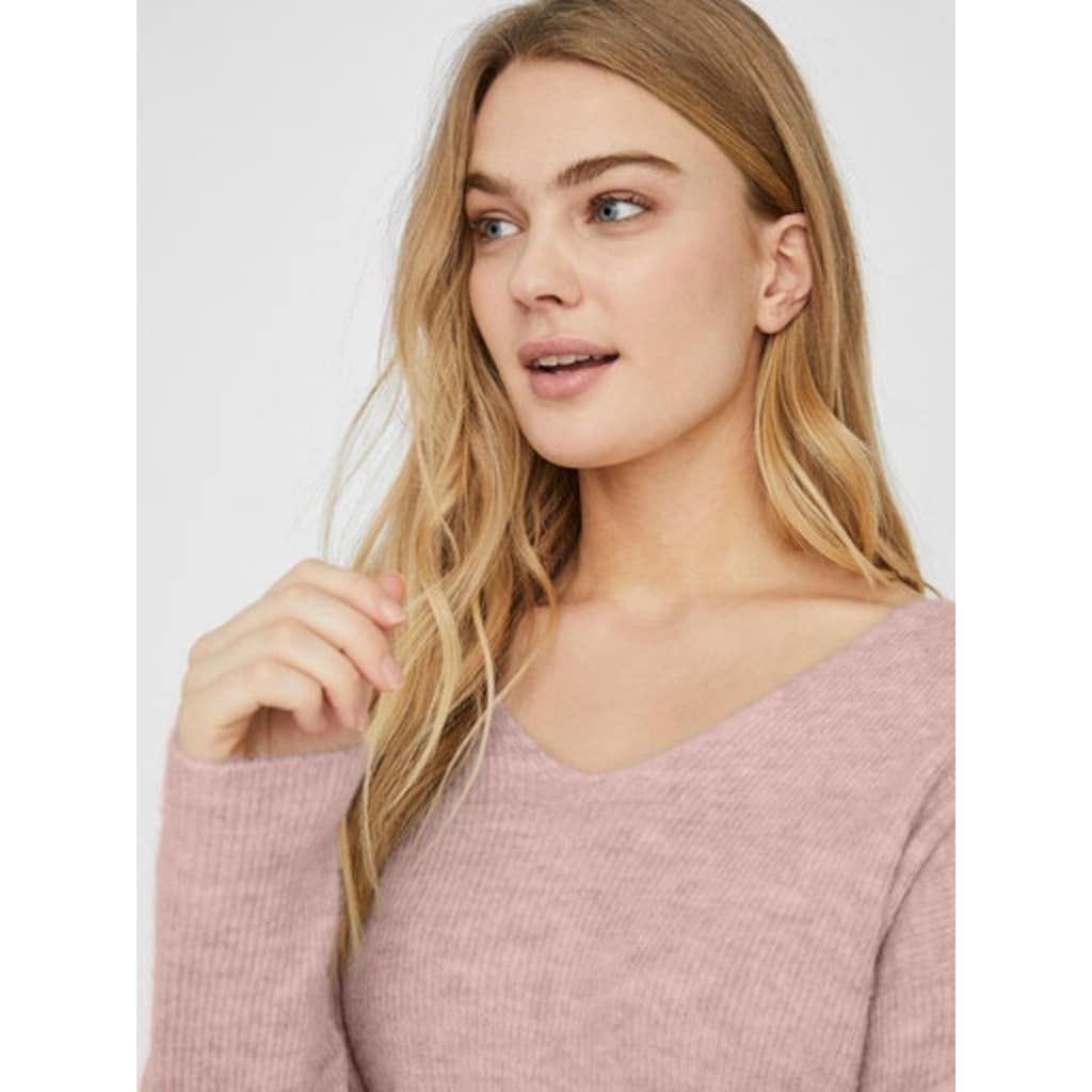 Vero Moda V-Ausschnitt-Pullover »VMCREWLEFILE LS V-NECK BLOUSE NOOS«