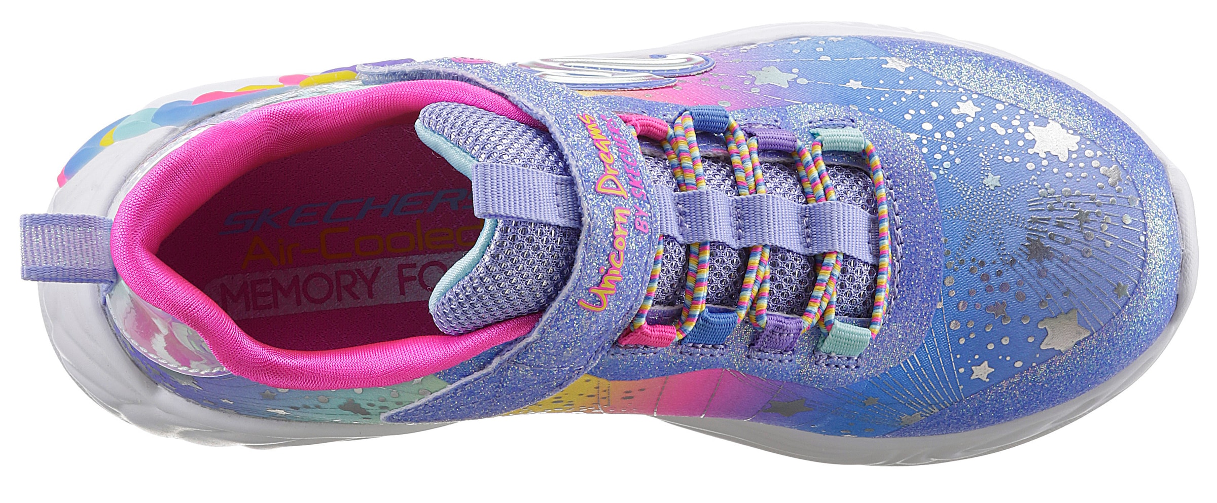 Skechers Kids Sneaker »UNICORN DREAMS-«, mit gepolsterter Innensohle, Freizeitschuh, Halbschuh, Schnürschuh