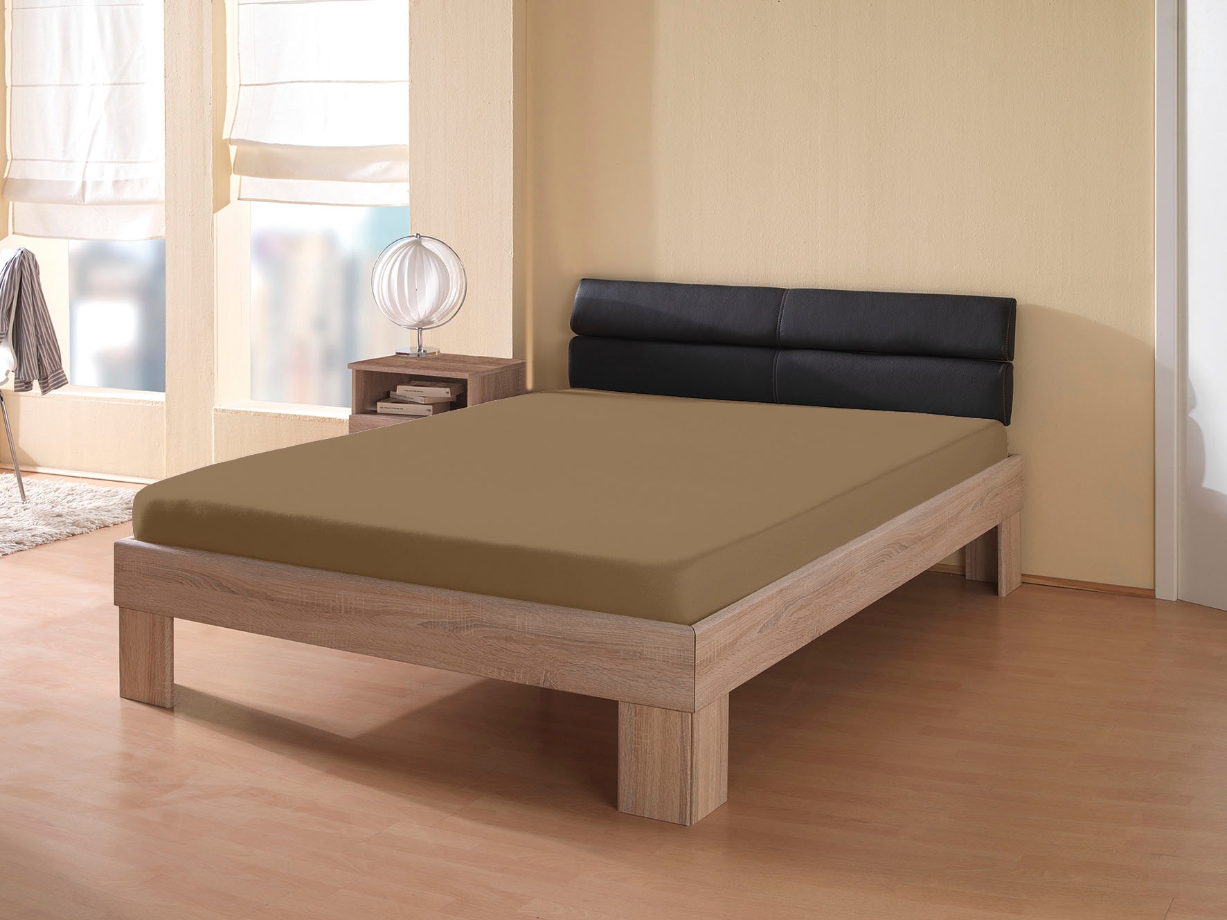 KUM Spannbettlaken "Interlock-Jersey Spannbetttuch" Interlock-Jersey Spannb günstig online kaufen