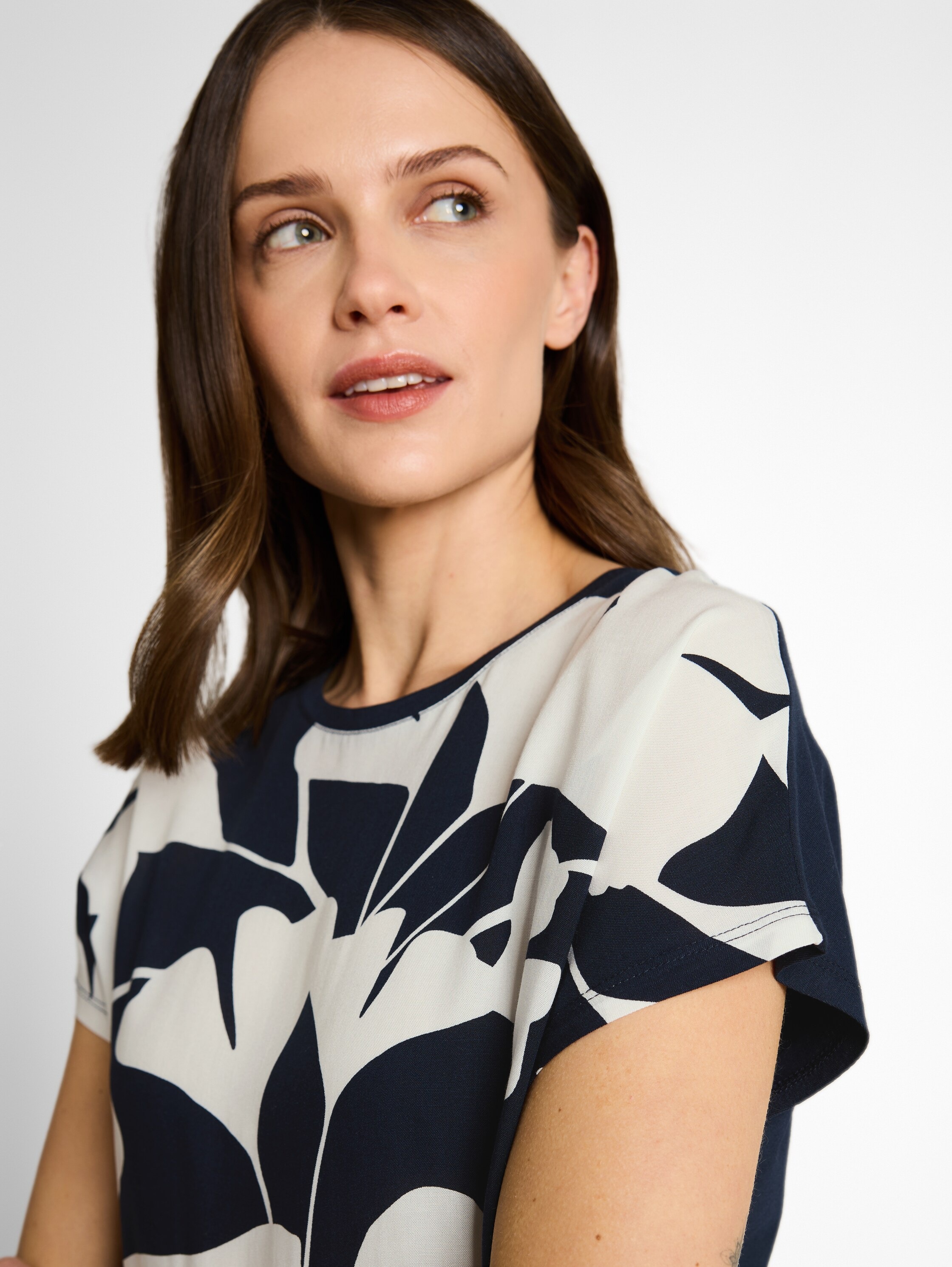 TOM TAILOR T-Shirt mit All-Over Print