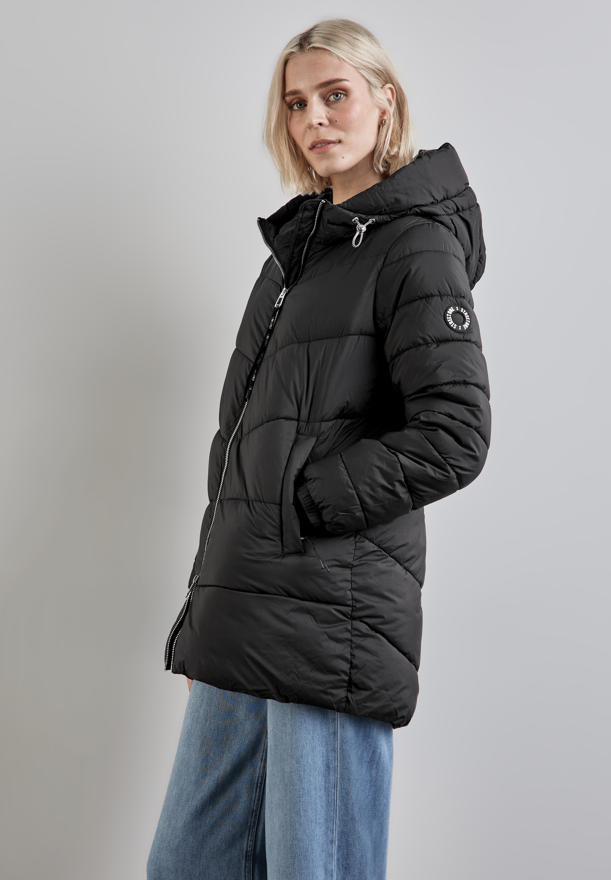 STREET ONE Steppjacke, mit Kapuze, mit Kapuze