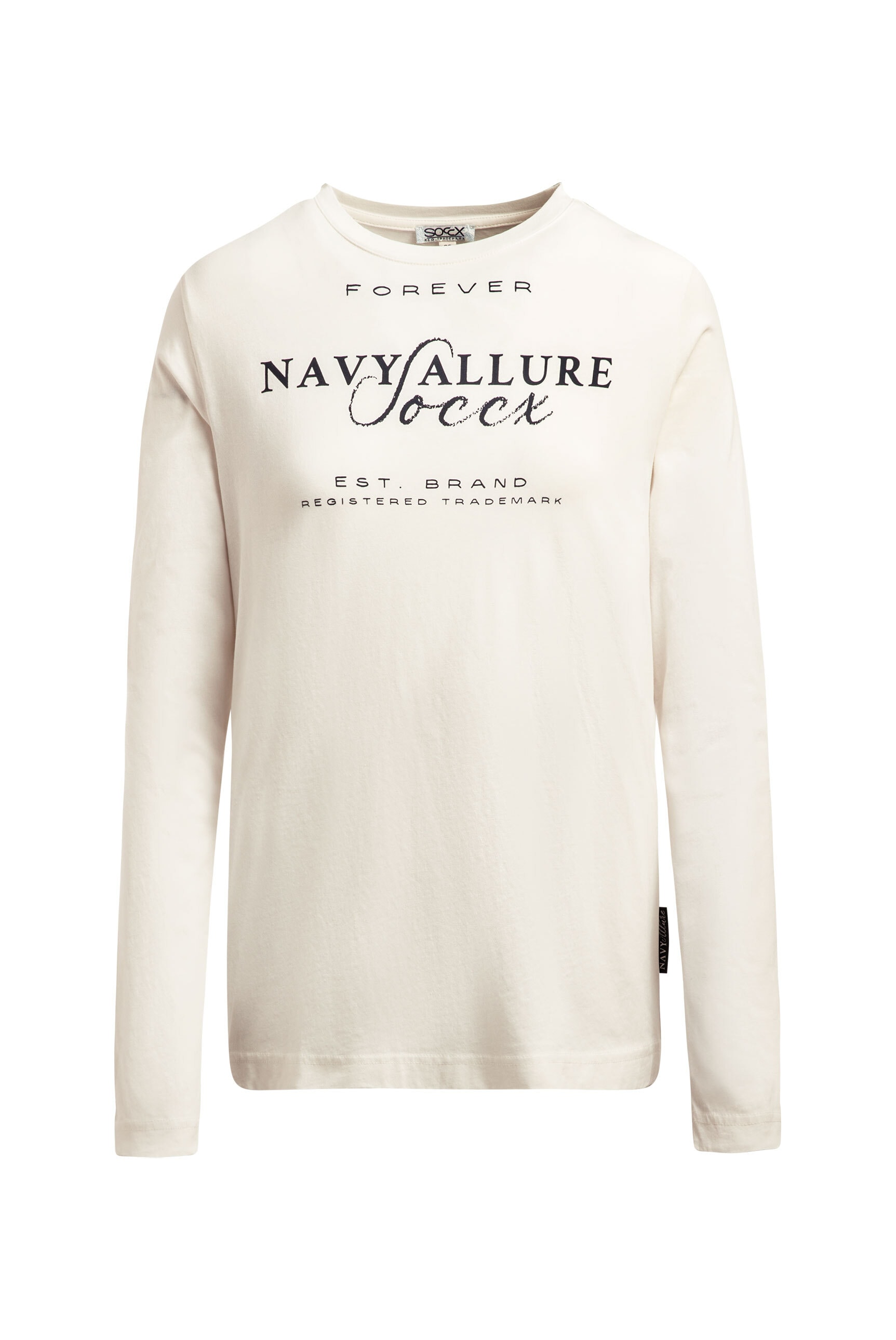 SOCCX Langarmshirt aus Baumwolle