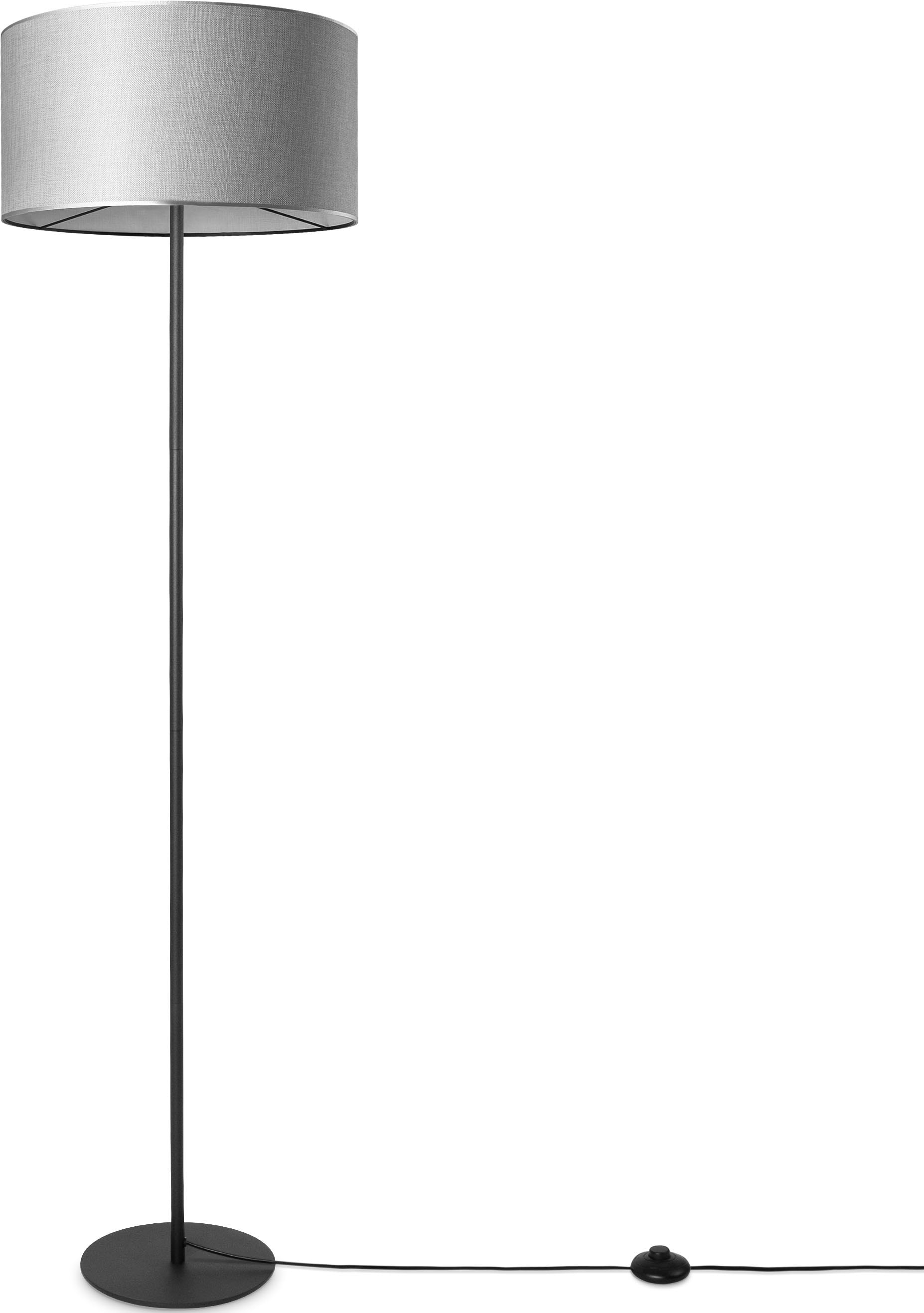 Paco Home Stehlampe »LUCA | Stoff Lampenschirm E27 Wohnzimmer Leselampe COLOR«, BAUR UNI Büro Skandi Stehlampe CANVAS