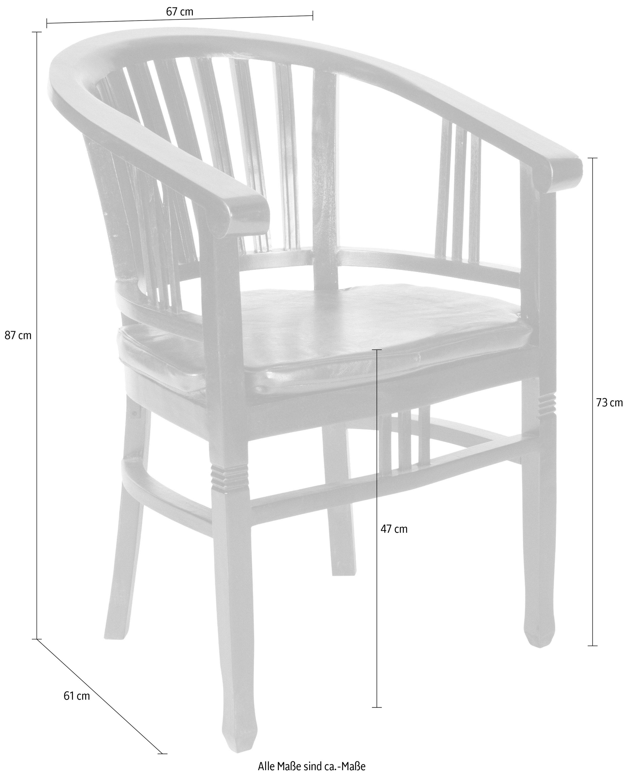 | BAUR im Lodge-Stil Armlehnstuhl »Samba«, SIT