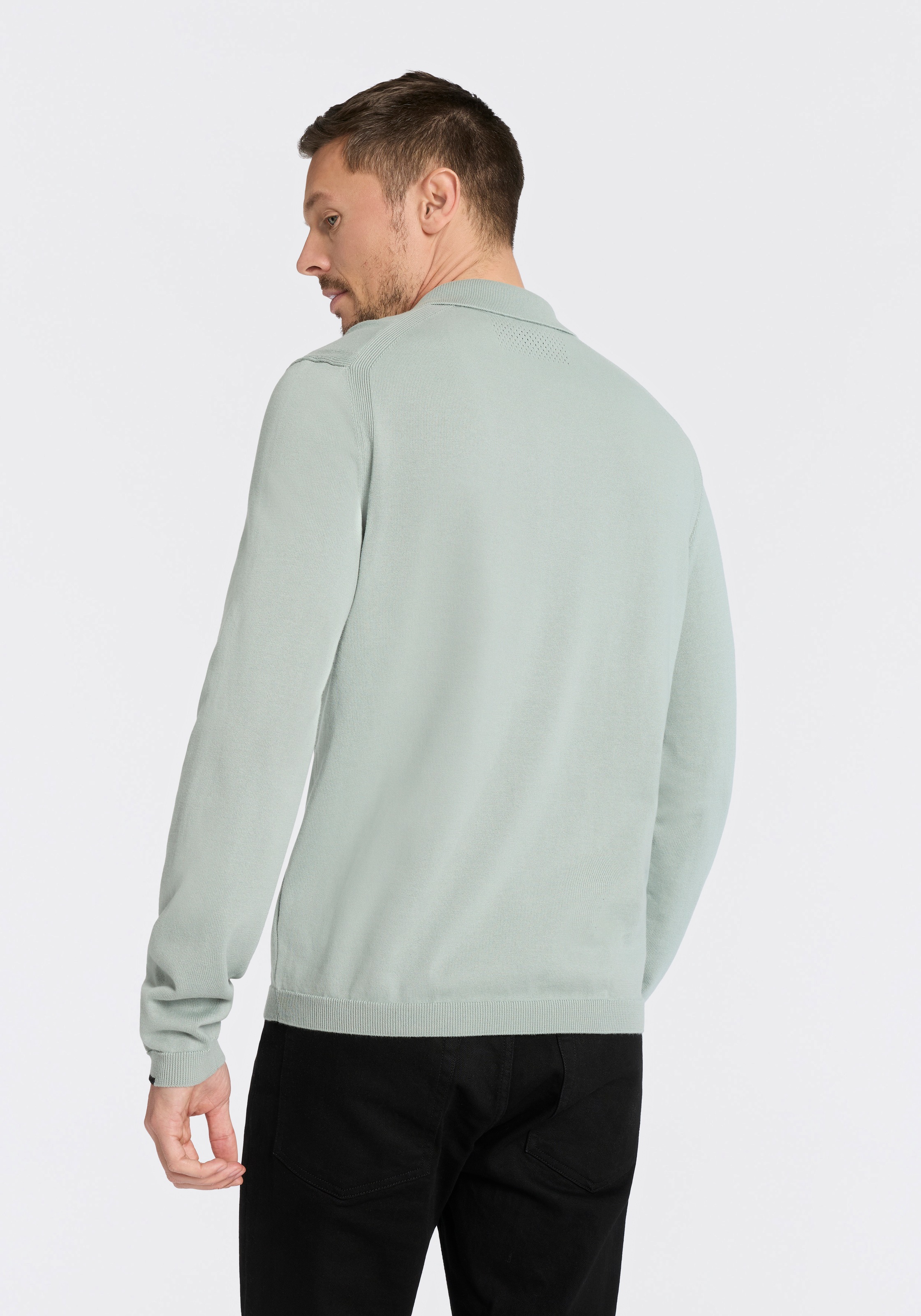 BOSS GREEN Strickpullover "KN Ever-X PL" mit Reißverschluss, regular fit, t günstig online kaufen
