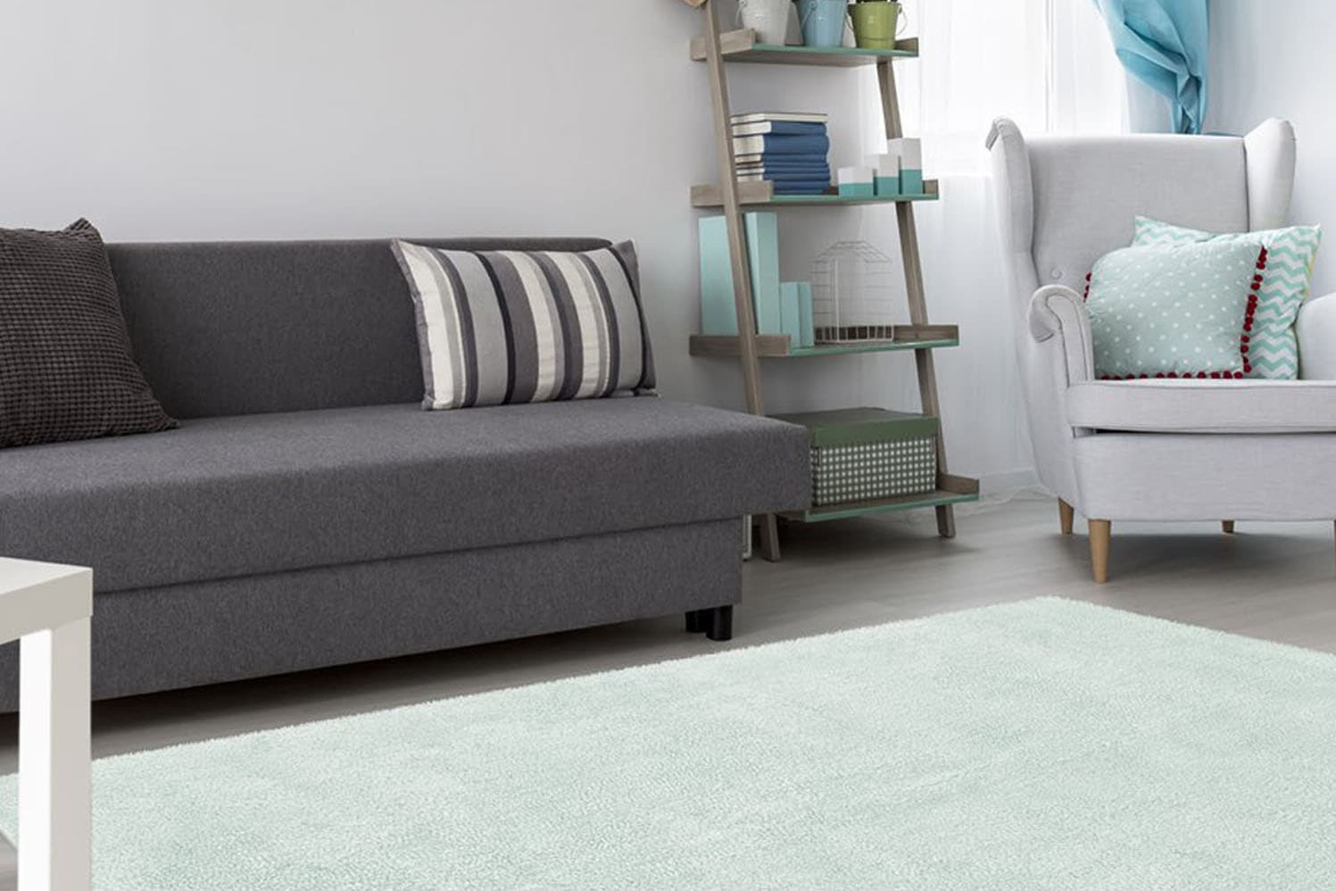 calo-deluxe 1100000002199 "Vossi 111" rechteckig 40 mm Höhe besonders weich durch Microfaser, Wohnzimmer