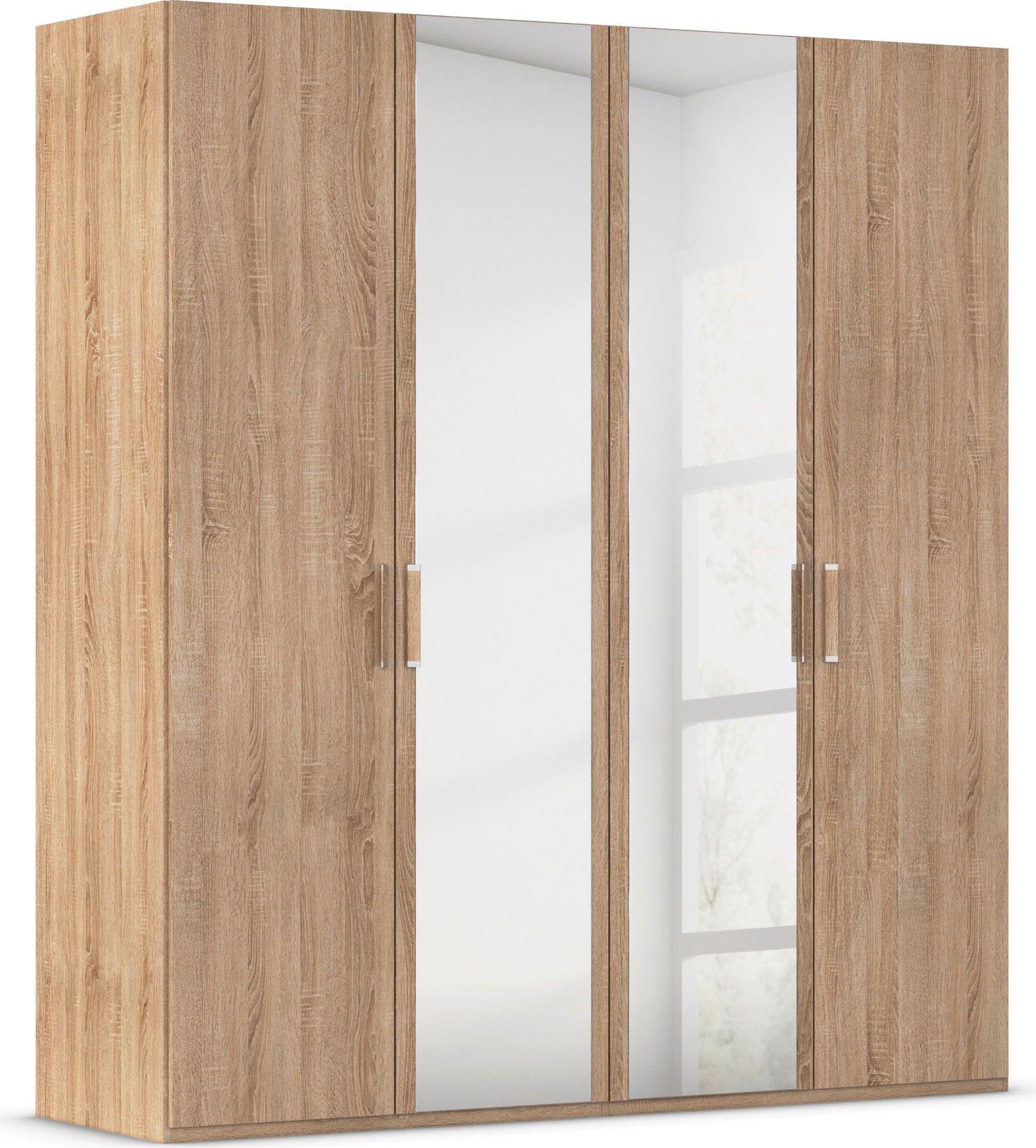 rauch Drehtürenschrank "Kleiderschrank Schrank Garderobe Schlafzimmerschrank EVELYN" in 2 Höhen 197 oder 210 cm erhältlich, inkl. SOFT-CLOSE-FUNKTION, in elegantem Stil, viel Stauraum 3 Breiten und 2 Höhen MADE IN GERMANY