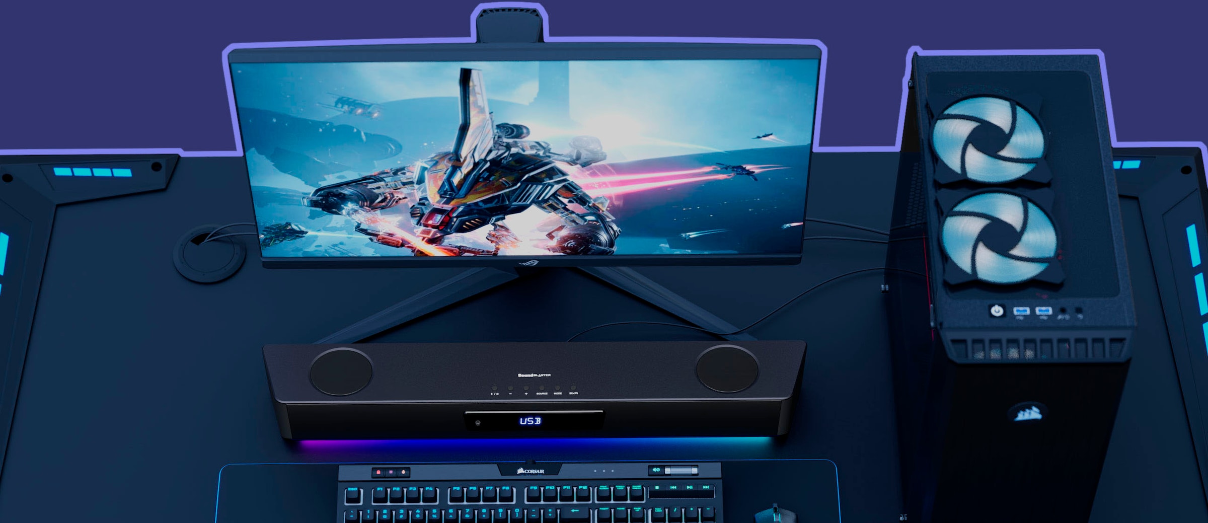 Creative Soundbar »Sound Blaster KATANA SE Soundbar, Super X-Fi, HDMI-ARC, USB-Audio«, Bluetooth 5.0