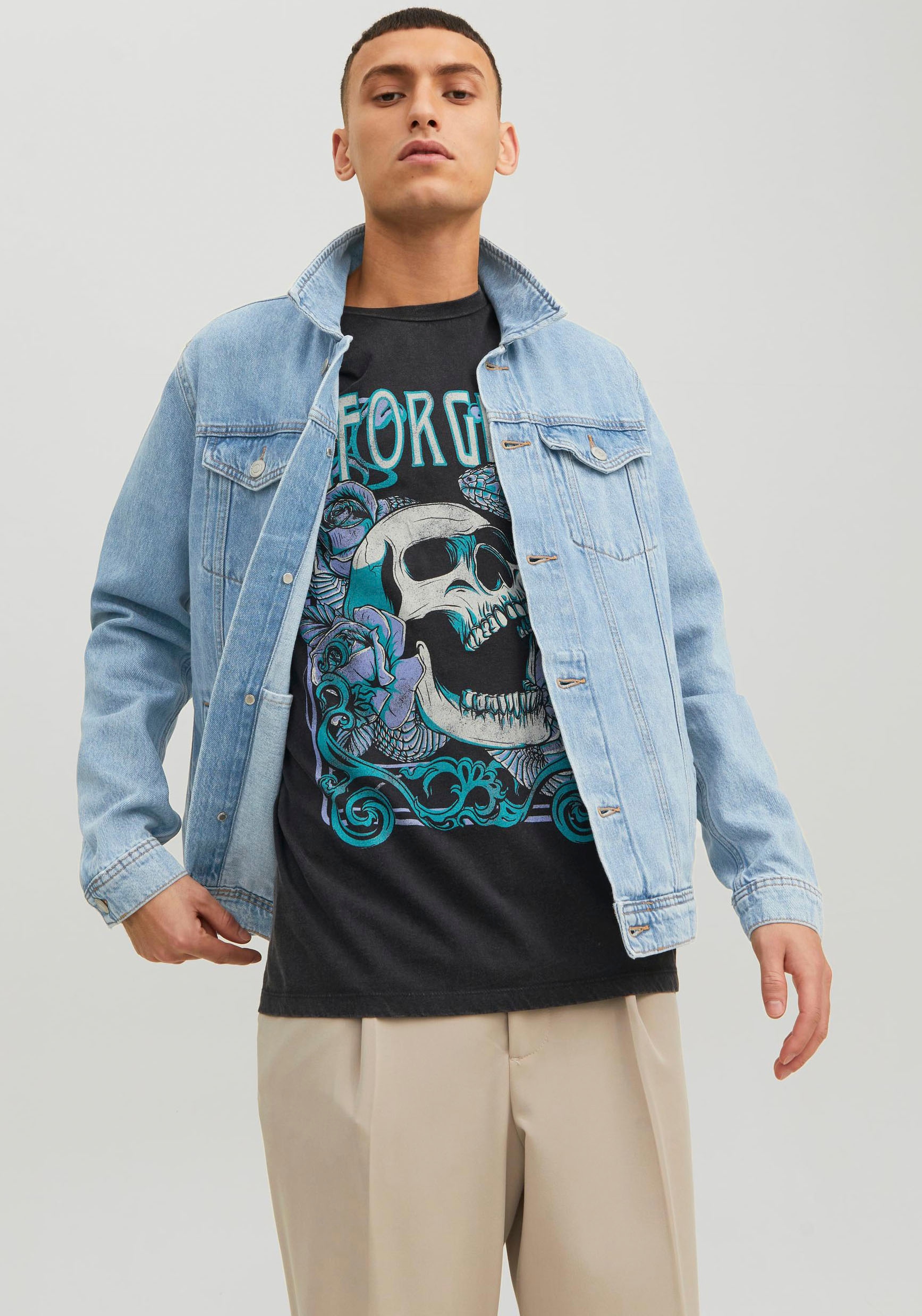 Jack & Jones Jeansjacke "JJIJEAN Denimjacke, ideal für Frühling, mit Knopfl günstig online kaufen