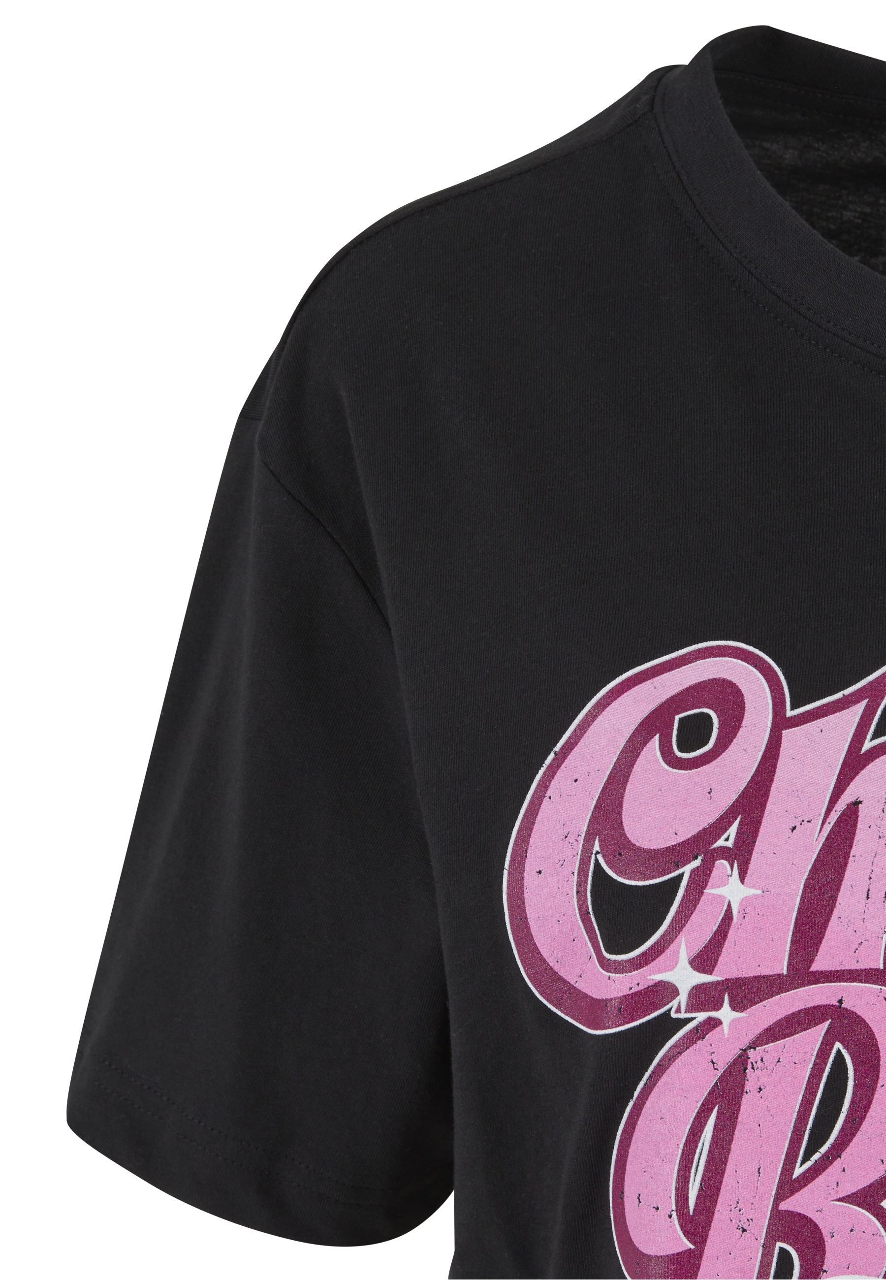 Miss Tee T-Shirt »Miss Tee Damen Cherry Bomb Ladies Short Overized Tee« 1 Stk.