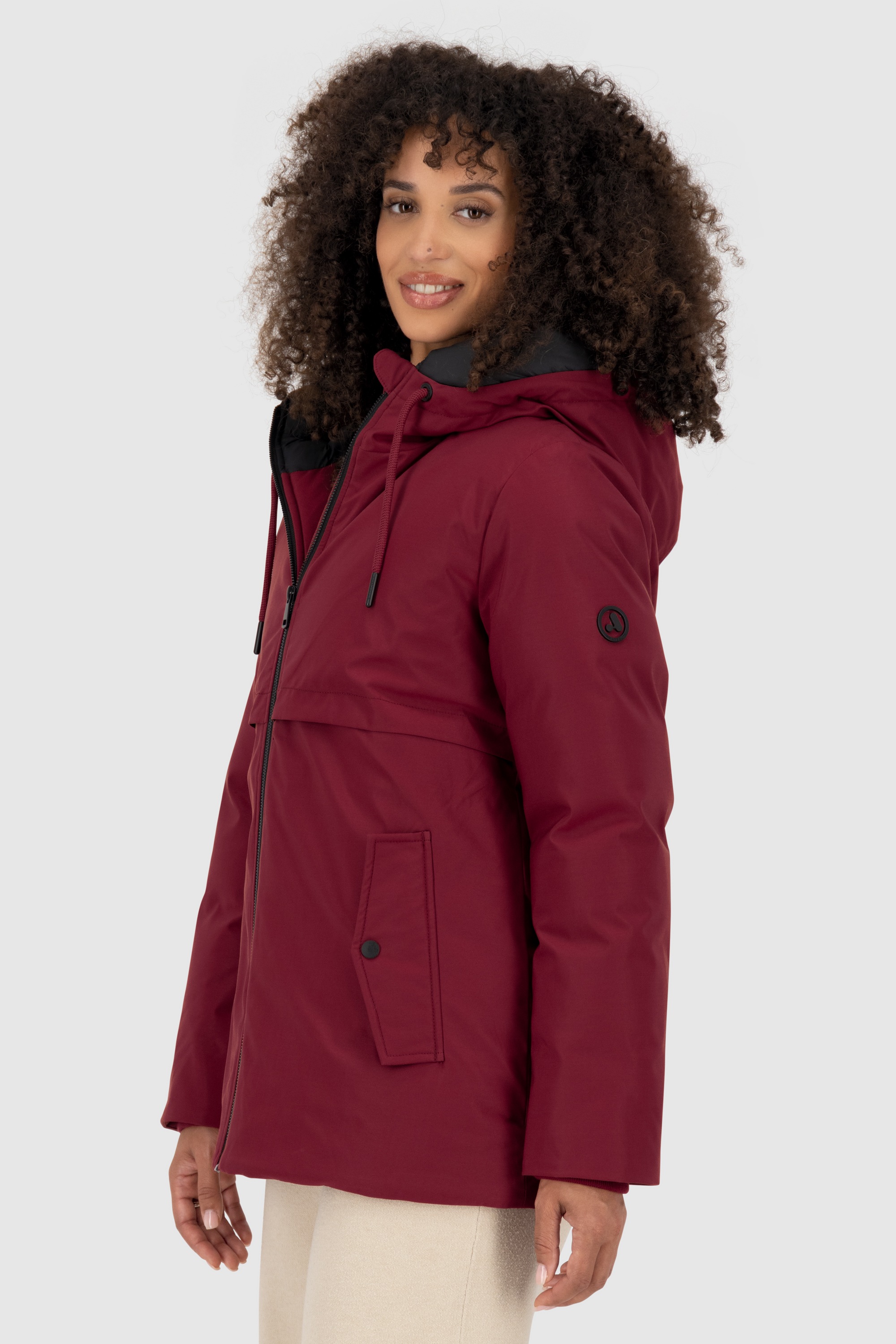 Alife & Kickin Winterjacke »Damen CicelyAK A«, Kurze warme Damenwinterjacke mit gefütterter Kapuze