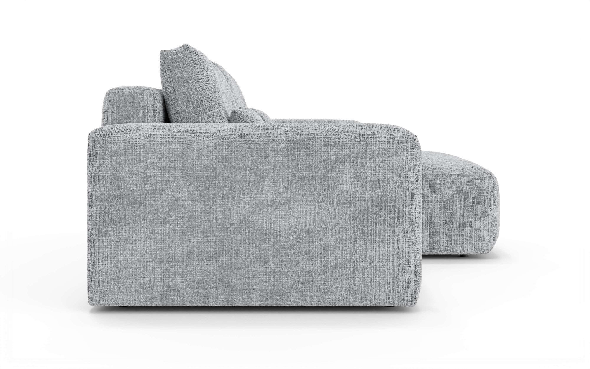 OTTO home Ecksofa »MATTS Schlafsofa mit Bettkasten, Maße B/T/H: 265/159/89 cm«, L-Form mit Recamiere rechts oder links, hoher Sitzkomfort