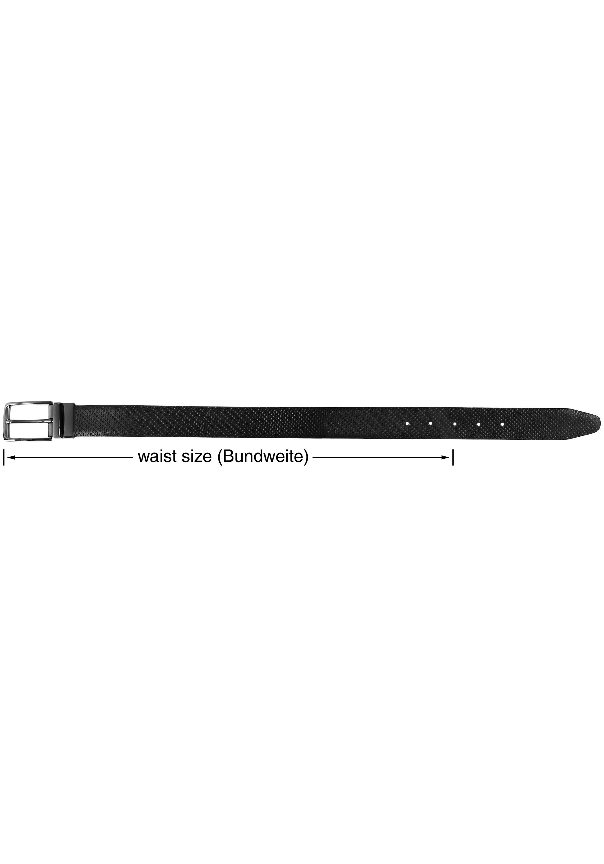Leonardo Verrelli Ledergürtel »Wendegürtel Echt Leder schwarz/braun 90 cm-130 cm (Bundweite)«