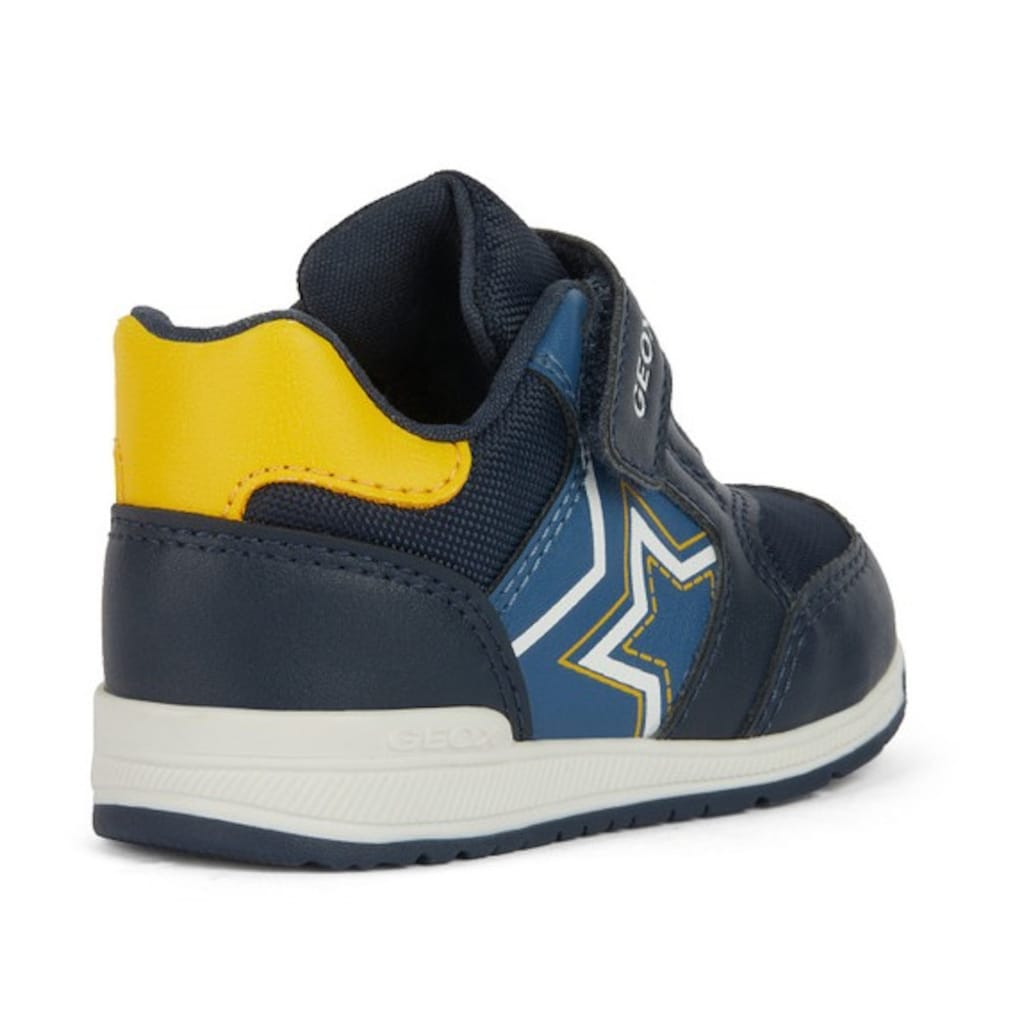 Geox Lauflernschuh »B RISHON BOY A«, Sneaker, Klettschuh mit coolem Sterneprint