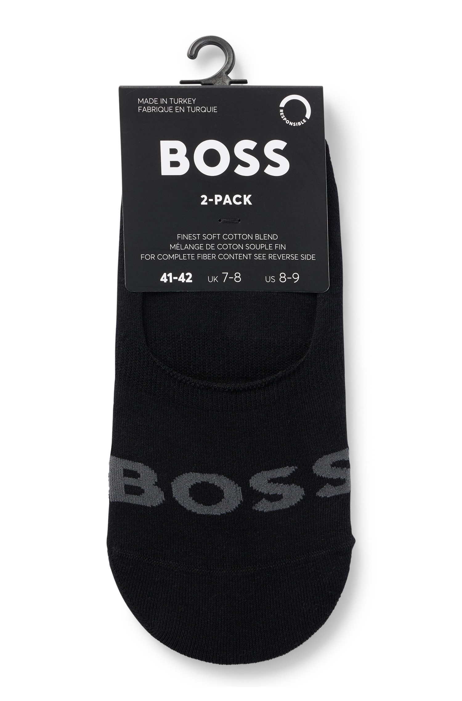 Thumbnail - BOSS Businesssocken "2P SL Uni Logo CC" Packung, 2er, 2 Stk. tlg. mit BOSS Schriftzug