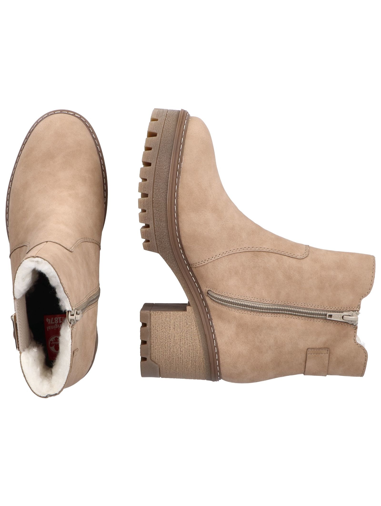 Rieker Stiefelette »Rieker Stiefelette Lederimitat/Textil«