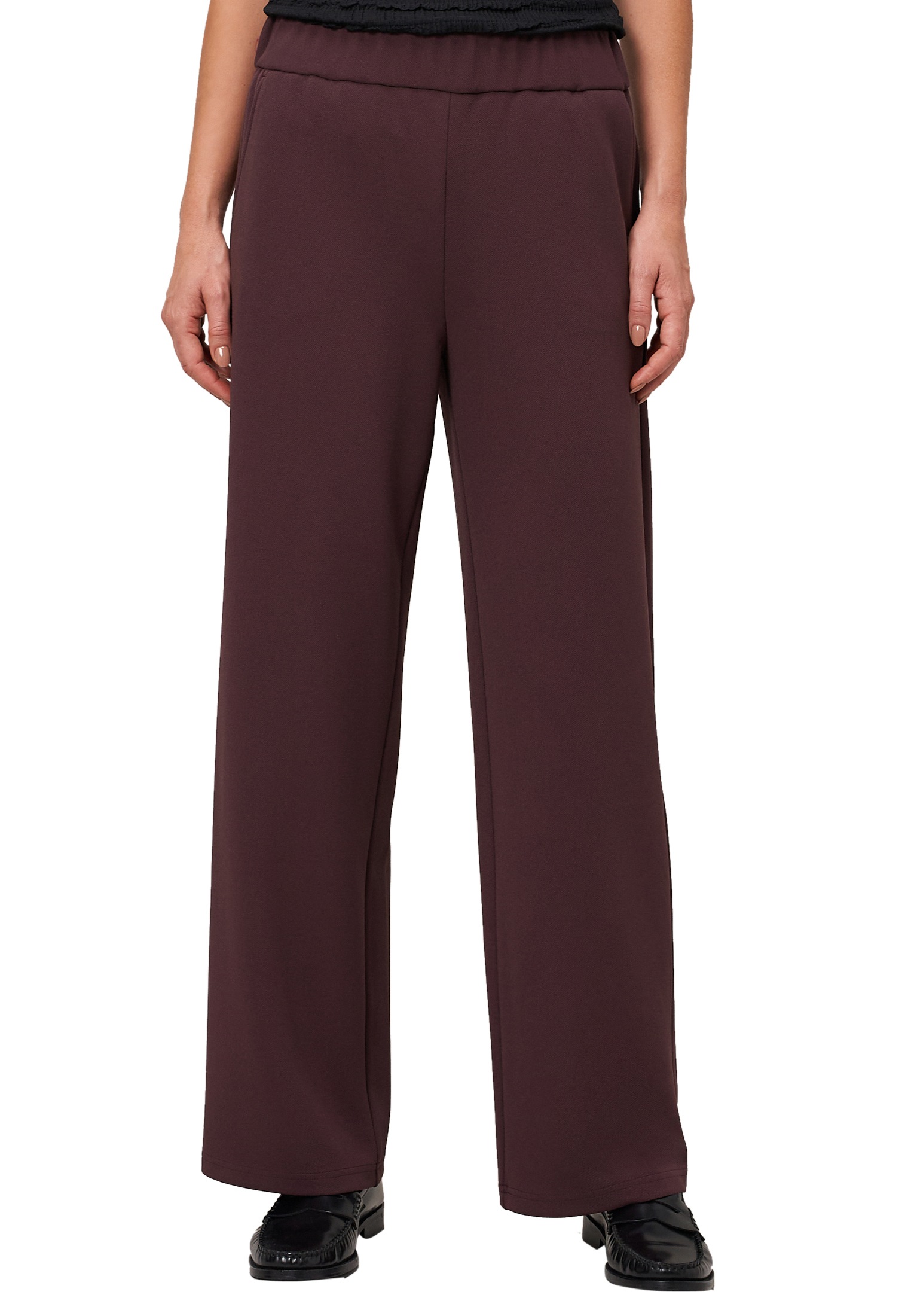 Zero Stoffhose "zero Damen Stoffhose mit elastischem Bund 30 Inch" Plain/oh günstig online kaufen