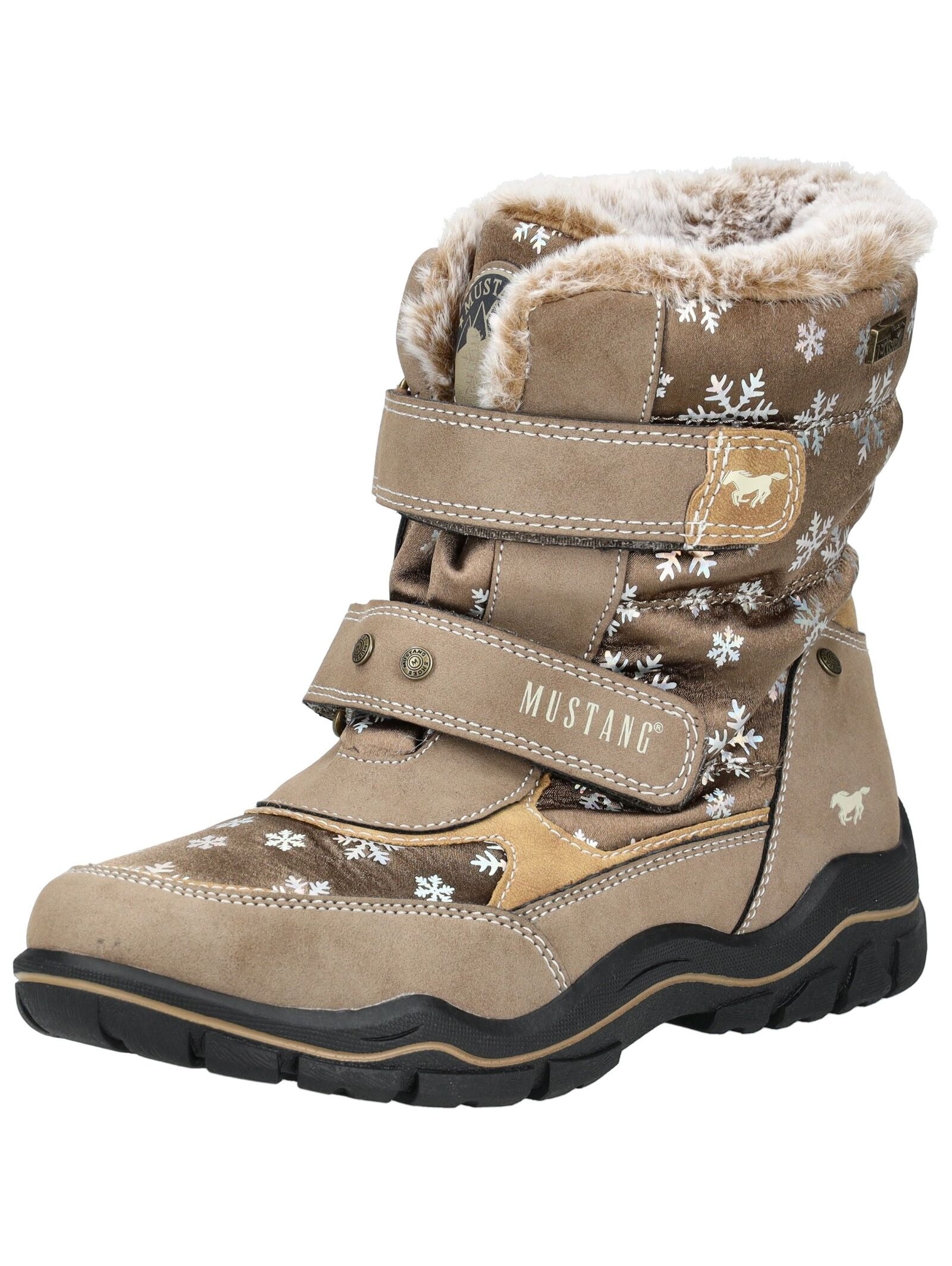 Mustang Shoes Stiefelette "Mustang Shoes Stiefelette Lederimitat/Textil"