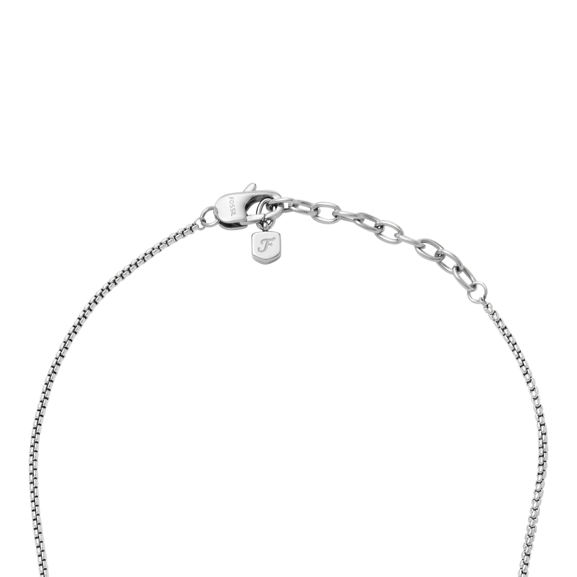 Fossil Kette mit Anhänger »Schmuck Geschenk Edelstahl JEWELRY, JF04852040«, (Set, 3 tlg.), mit Tigerauge