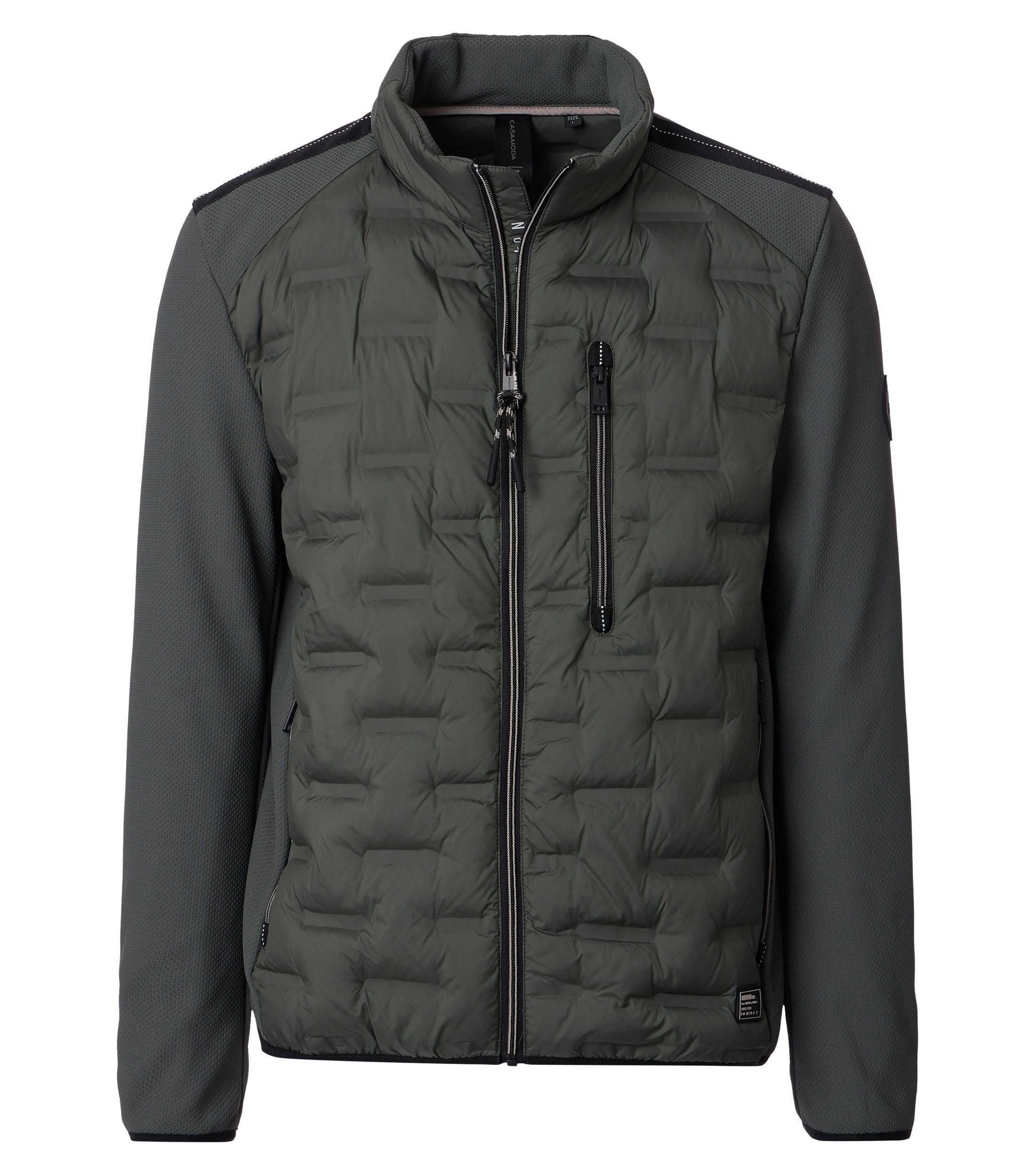 CASAMODA Langjacke "CASAMODA Materialmixjacke uni" günstig online kaufen