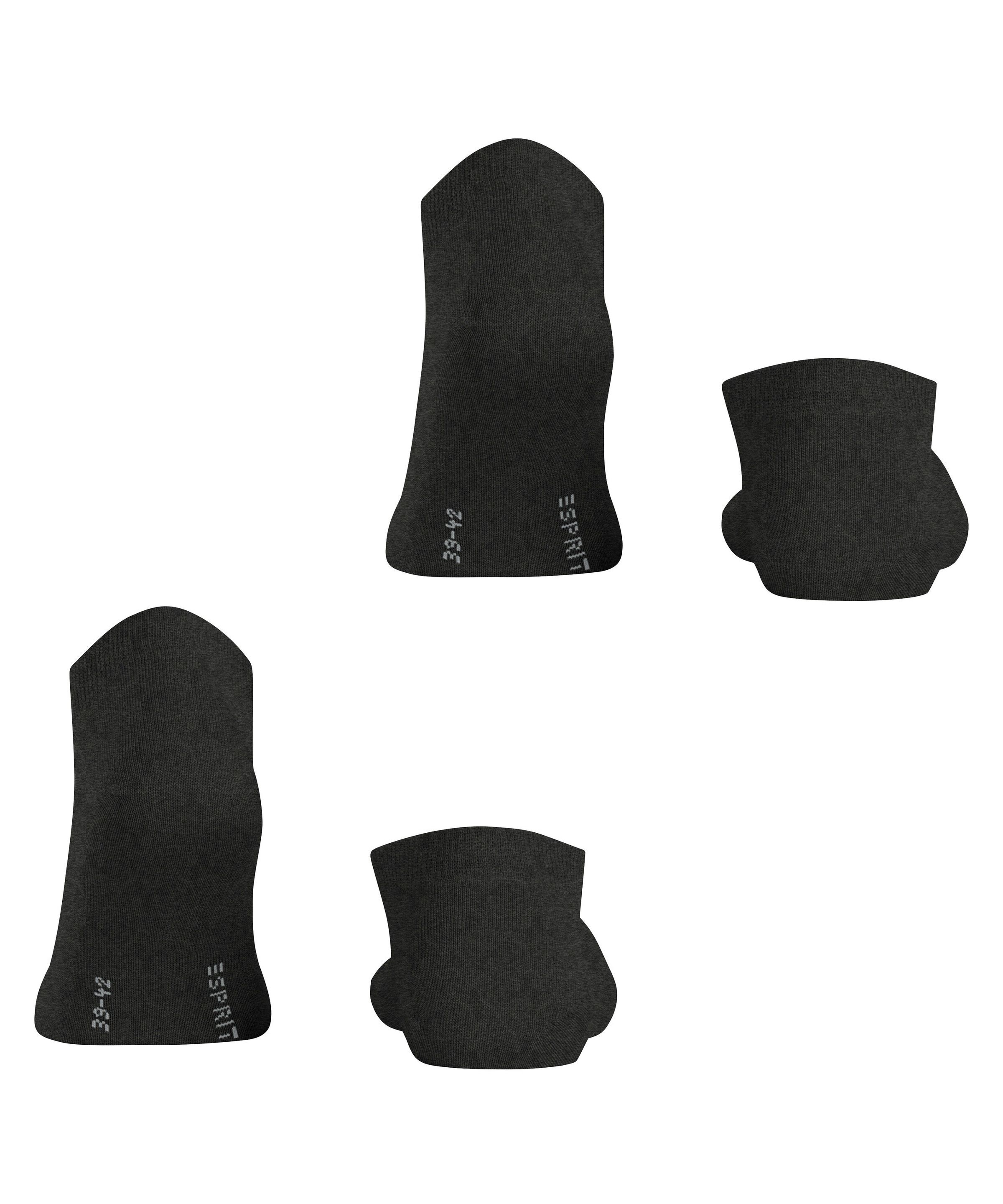 Esprit Sneakersocken »Basic Uni« 2 Paar,  weich, uni Socken, schmales Bündchen
